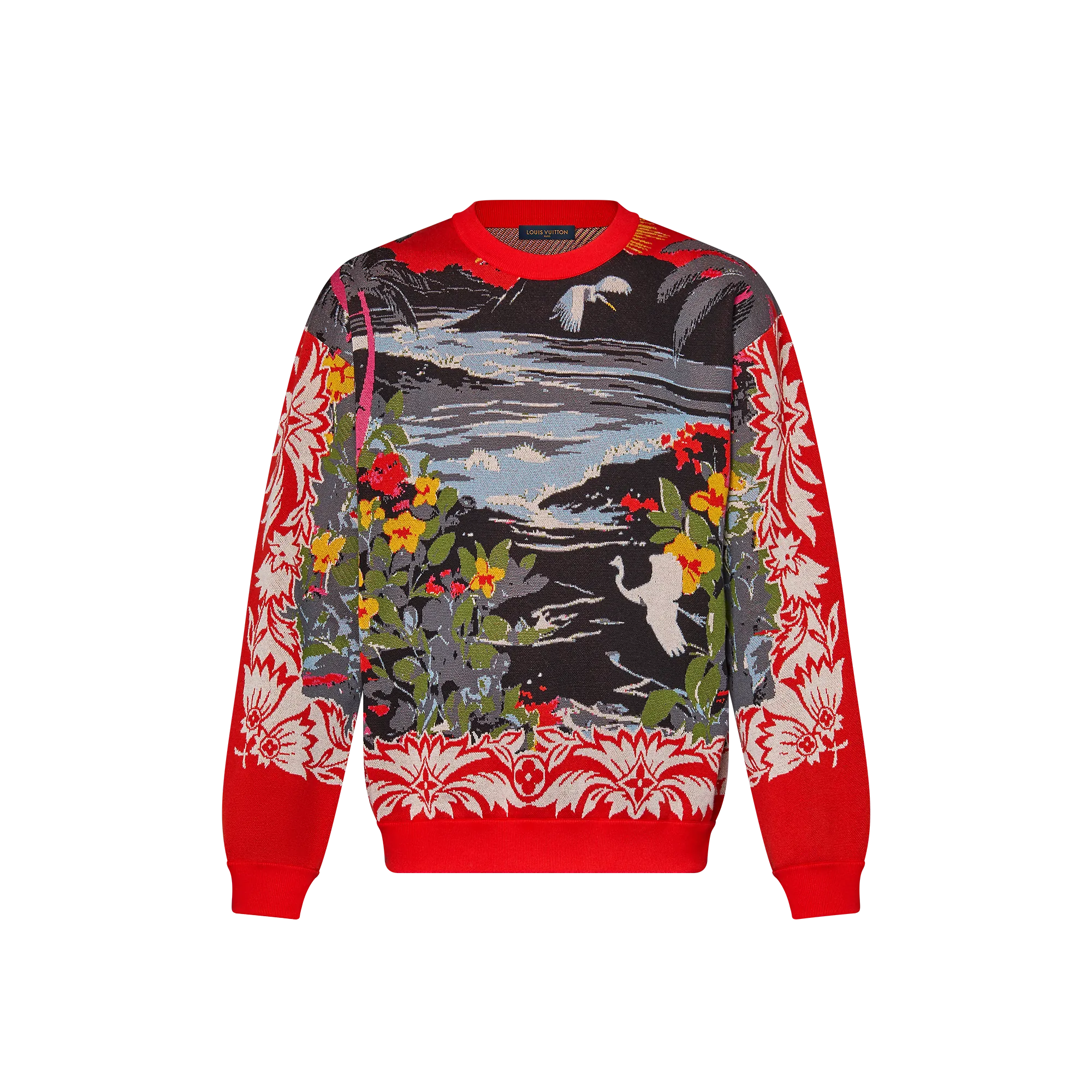 Louis Vuitton Jacquard Cotton Pullover - Men - Ready-to-Wear 1AFQS1