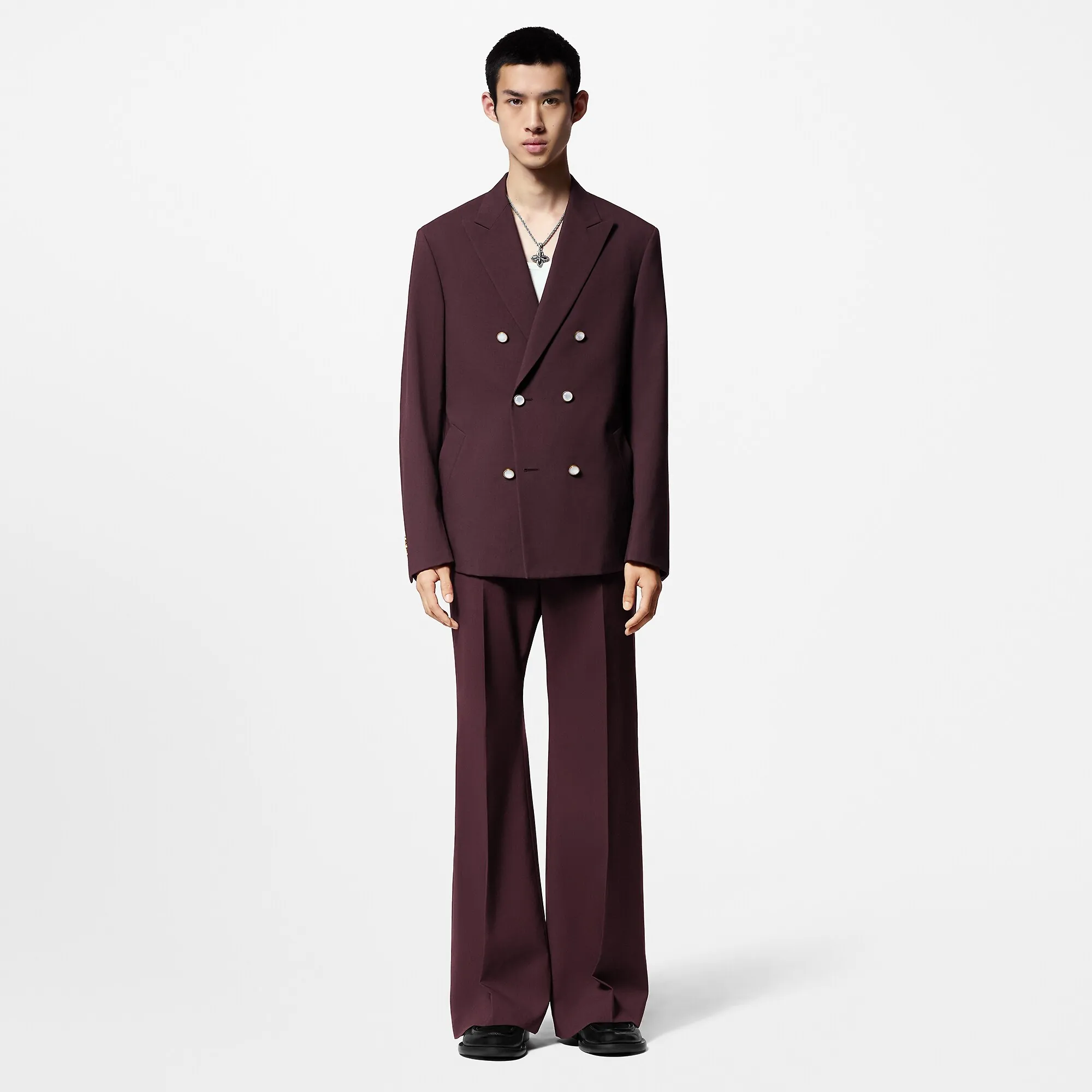 Louis Vuitton Flared Tailored Wool Pants - Men - Ready-to-Wear 1AFQTF