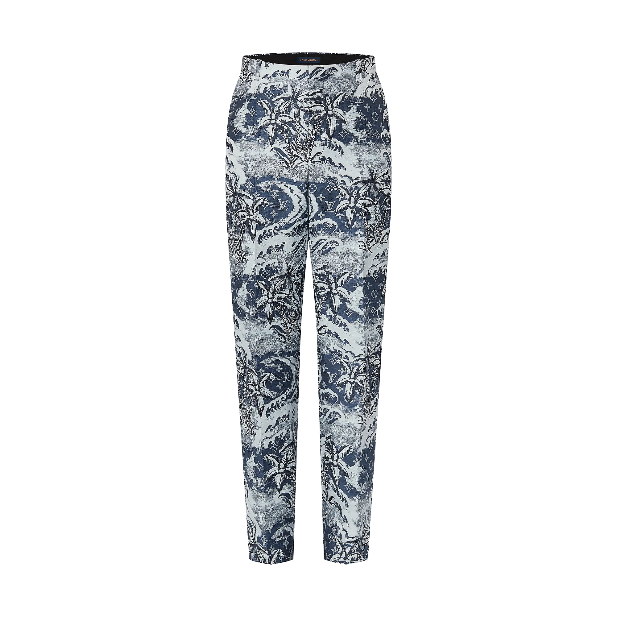 Louis Vuitton Monogram Cotton And Linen Blend Classic Pants - Men - Ready-to-Wear 1AFQWF