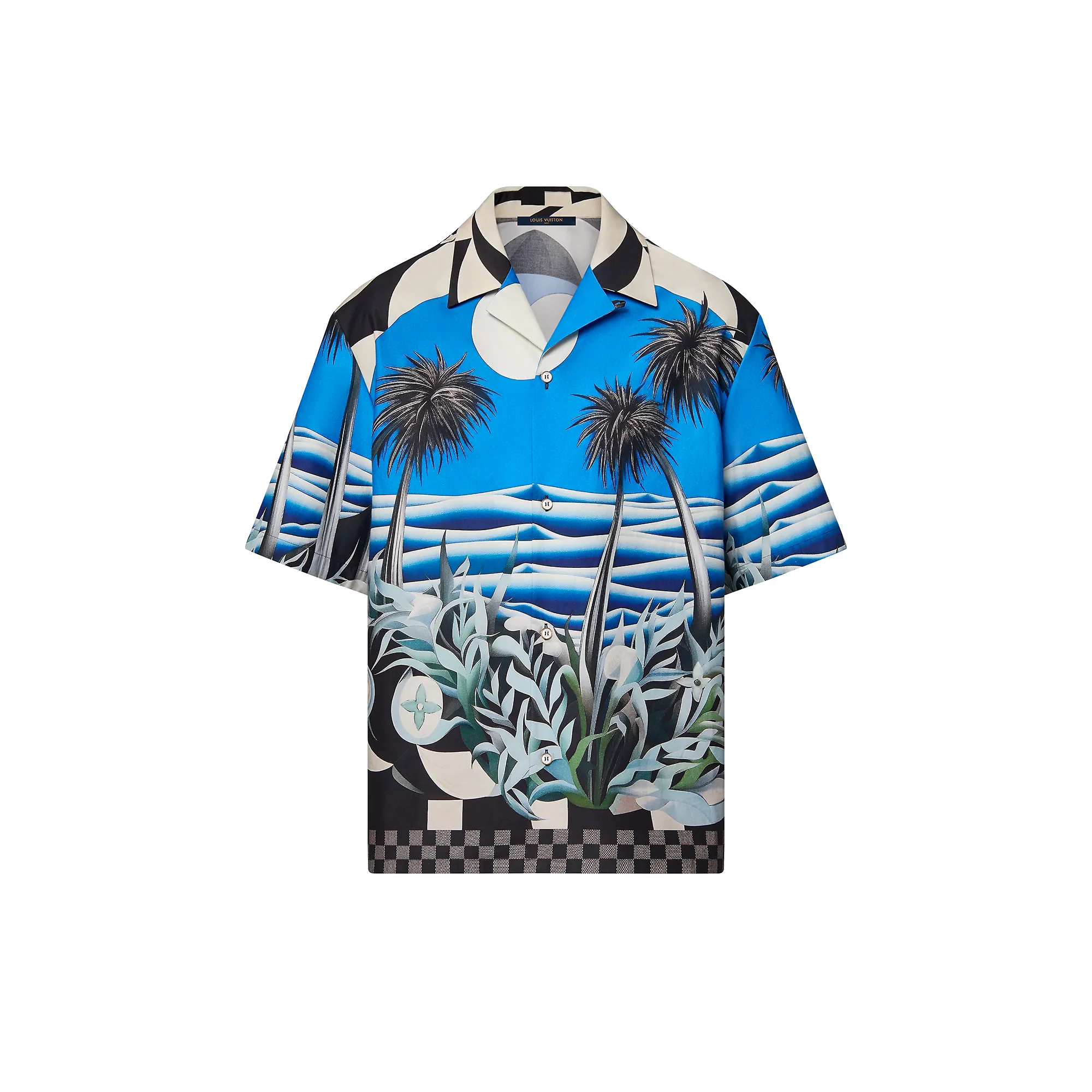 Louis Vuitton Printed Short-Sleeved Cotton Shirt - Men - Ready-to-Wear 1AFQYH