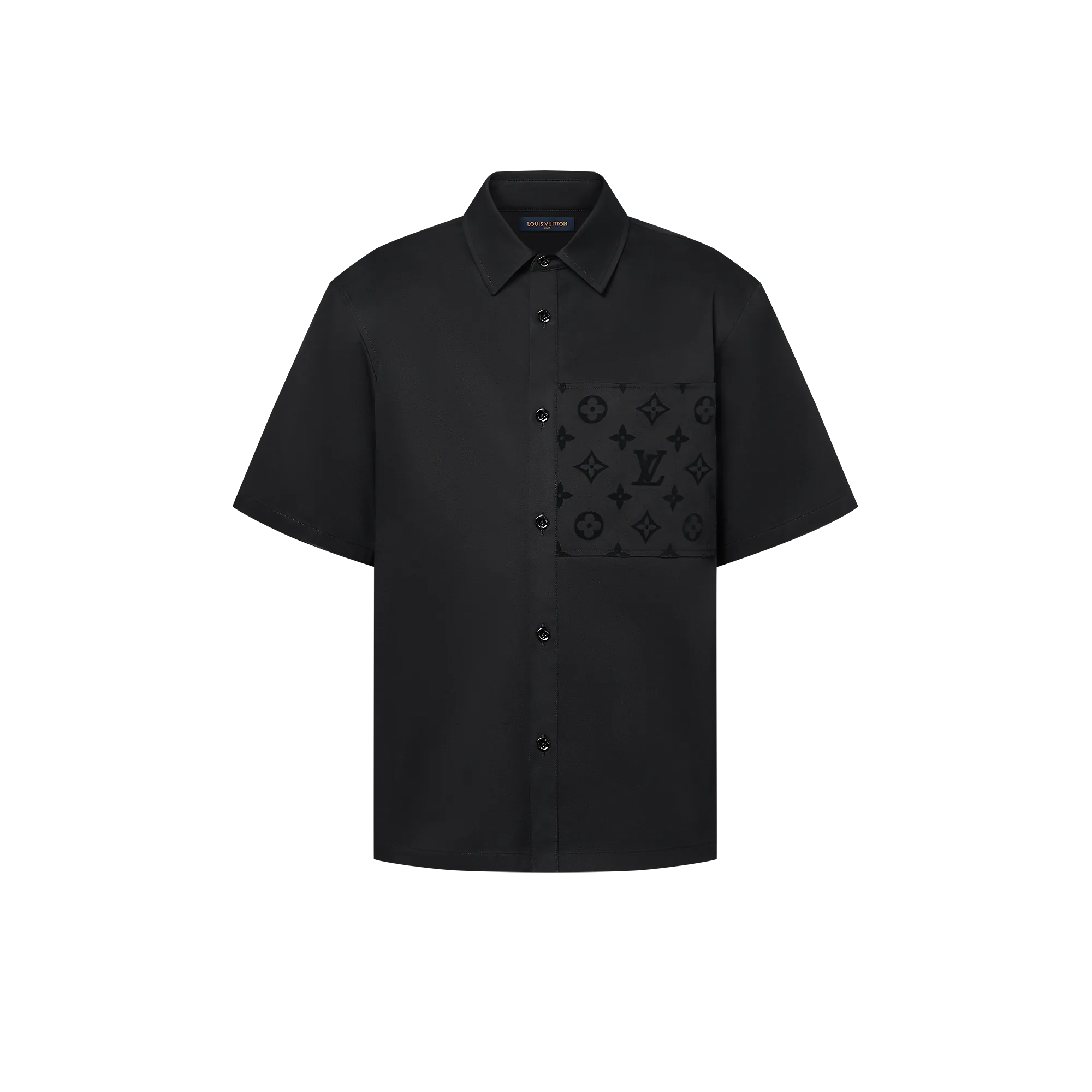 Louis Vuitton Flocked Short-Sleeved Cotton Shirt - Men - Ready-to-Wear 1AFR05