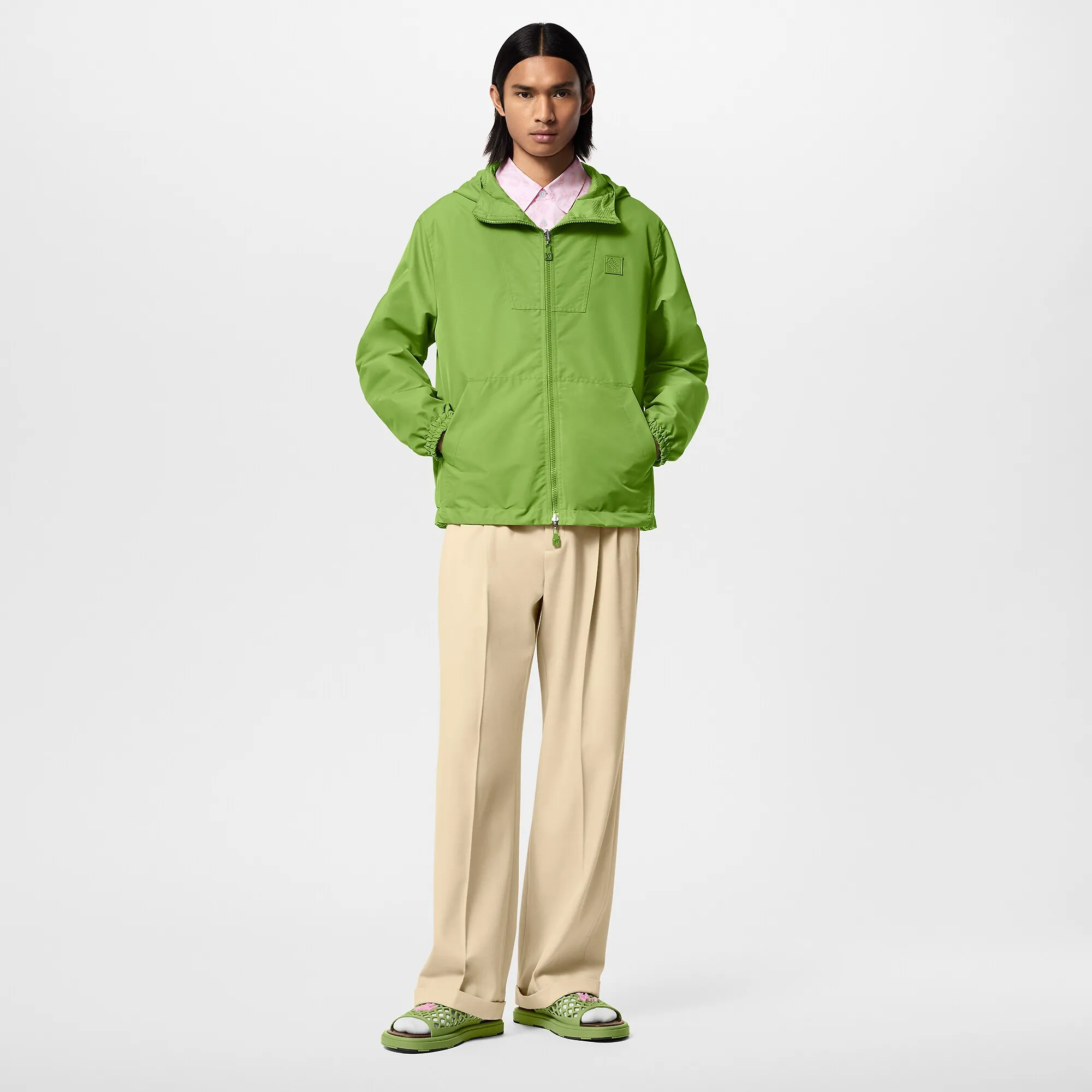 Louis Vuitton Damier Jacquard Reversible Windbreaker - Men - Ready-to-Wear 1AFRCS