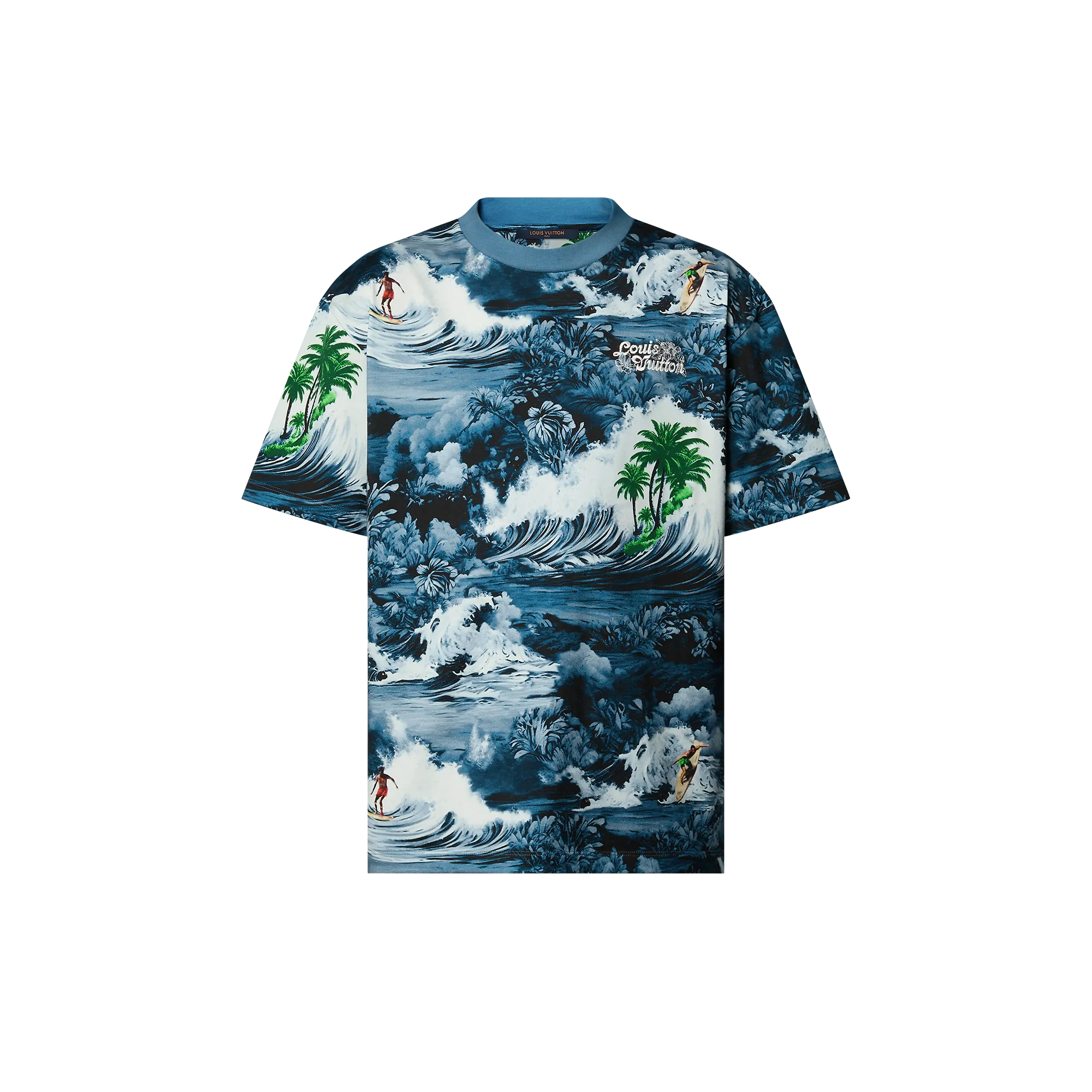 Louis Vuitton Printed Short-Sleeved Cotton T-Shirt - Men - Ready-to-Wear 1AFRFH