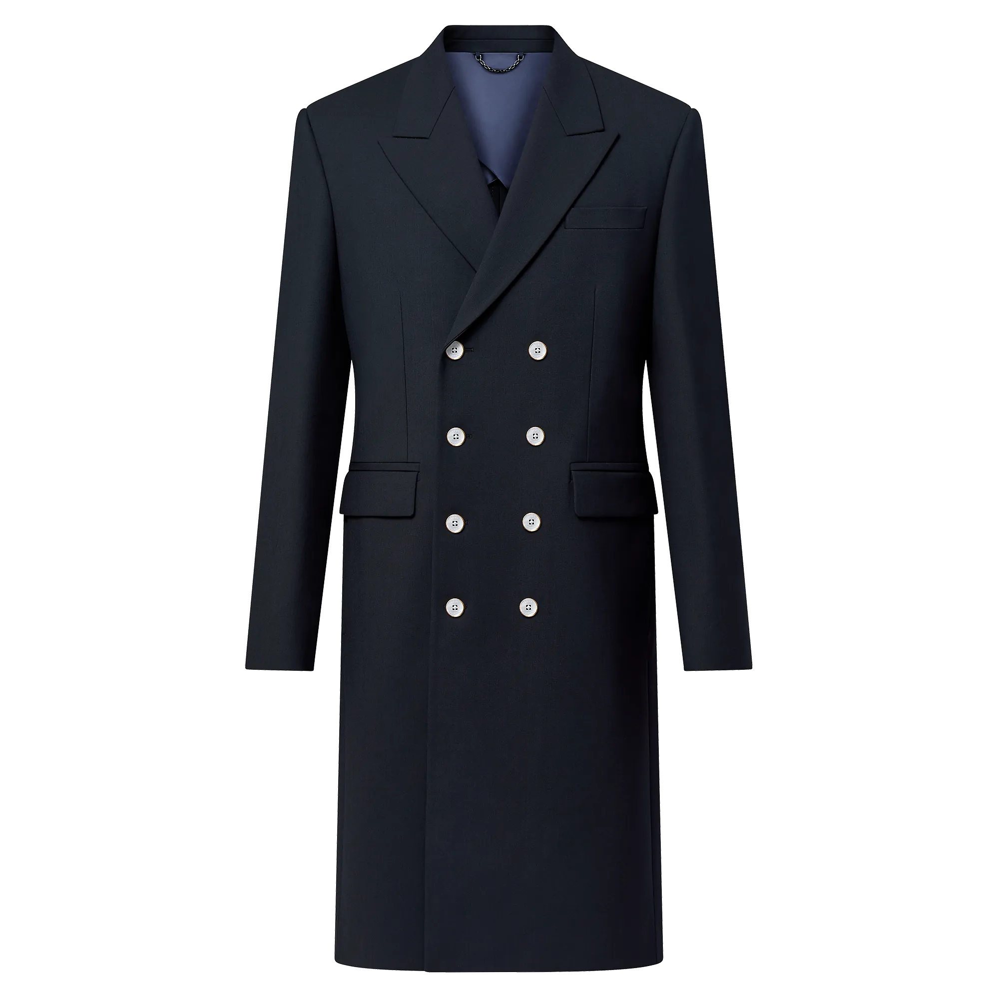 Louis Vuitton Double-Breasted Tailored Wool-Blend Coat - Men - Ready-to-Wear 1AFRH8