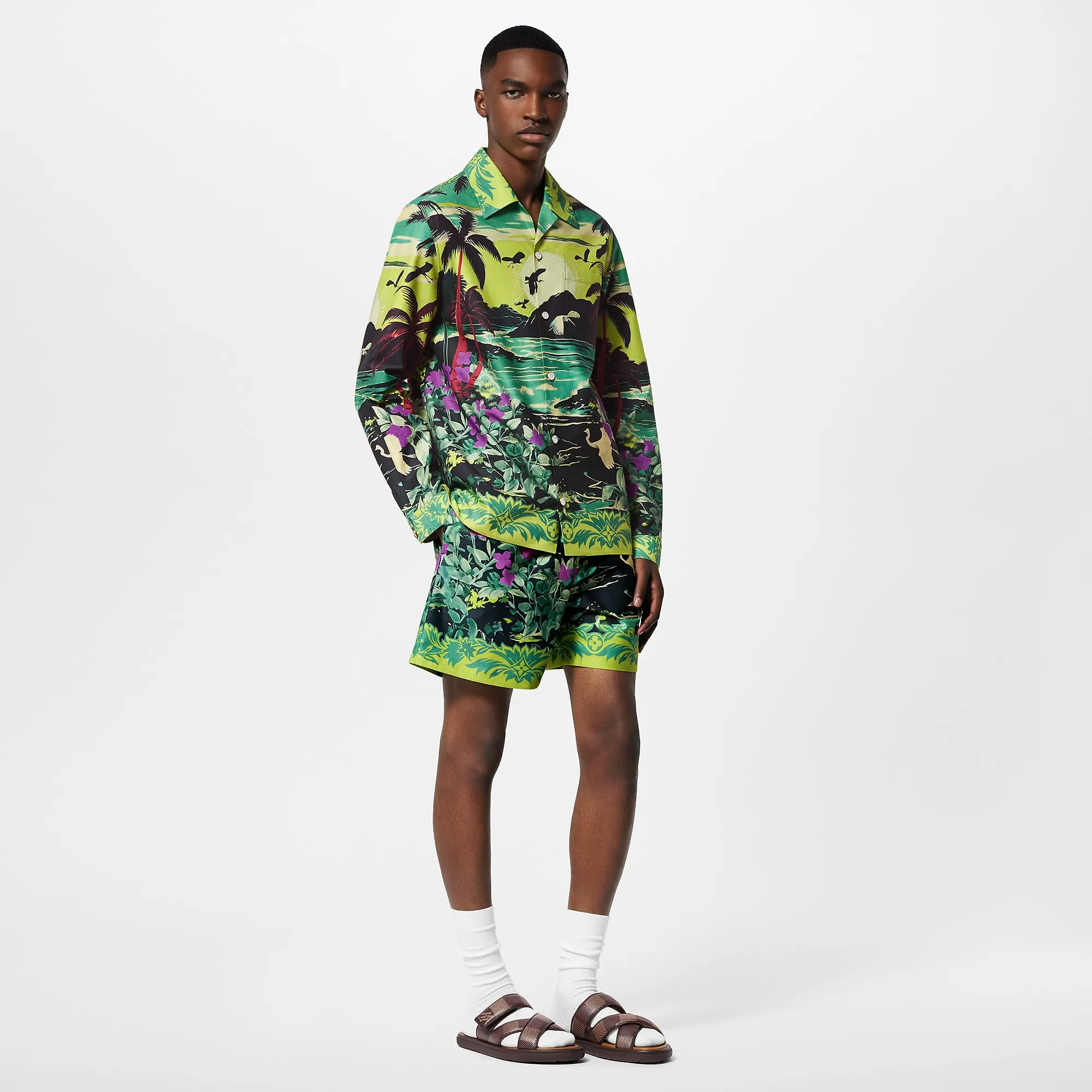 Louis Vuitton Long-Sleeved Cotton Shirt - Men - Ready-to-Wear 1AFRLZ