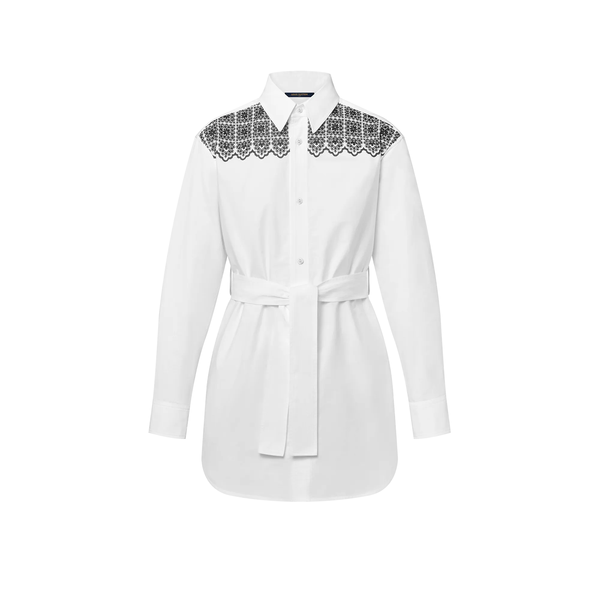 Louis Vuitton Embroidered Shirt Dress - Women - Ready-to-Wear 1AFRZM