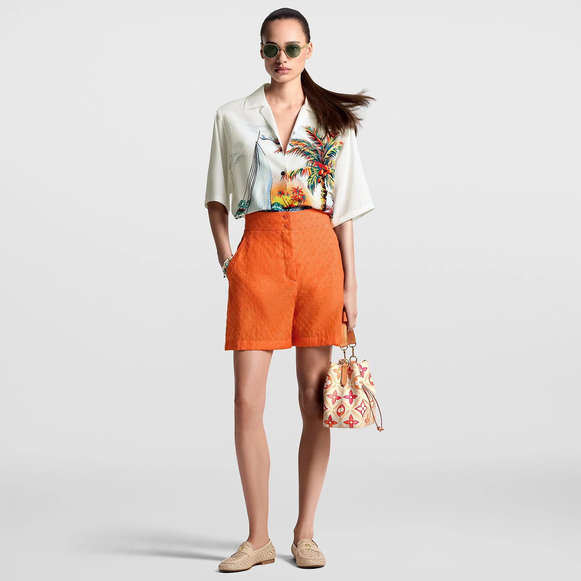 Louis Vuitton Sunset Sailboat Short-Sleeved Shirt - Women - Ready-to-Wear 1AFS74