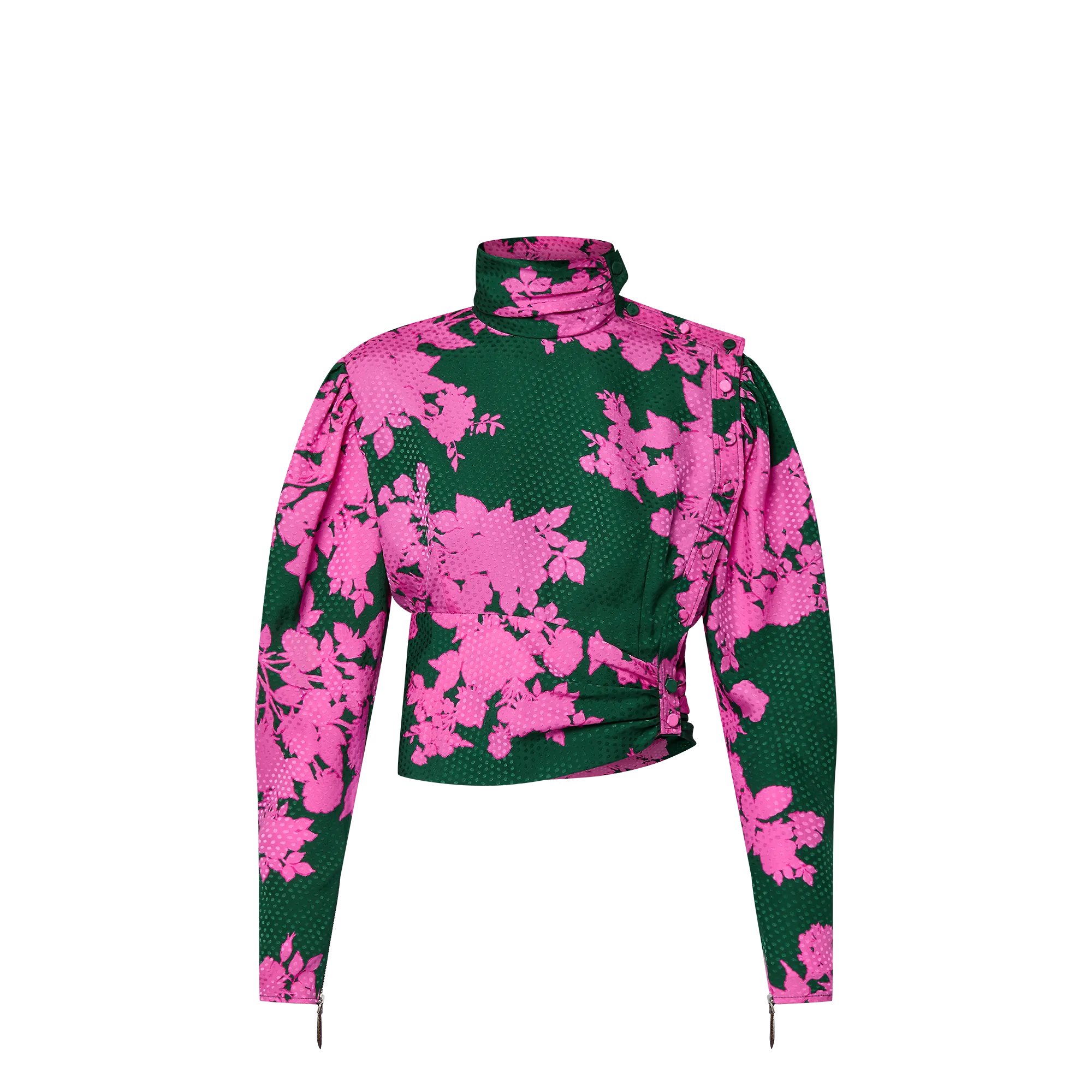 Louis Vuitton Bouquet Print Button Blouse - Women - Ready-to-Wear 1AFSDY