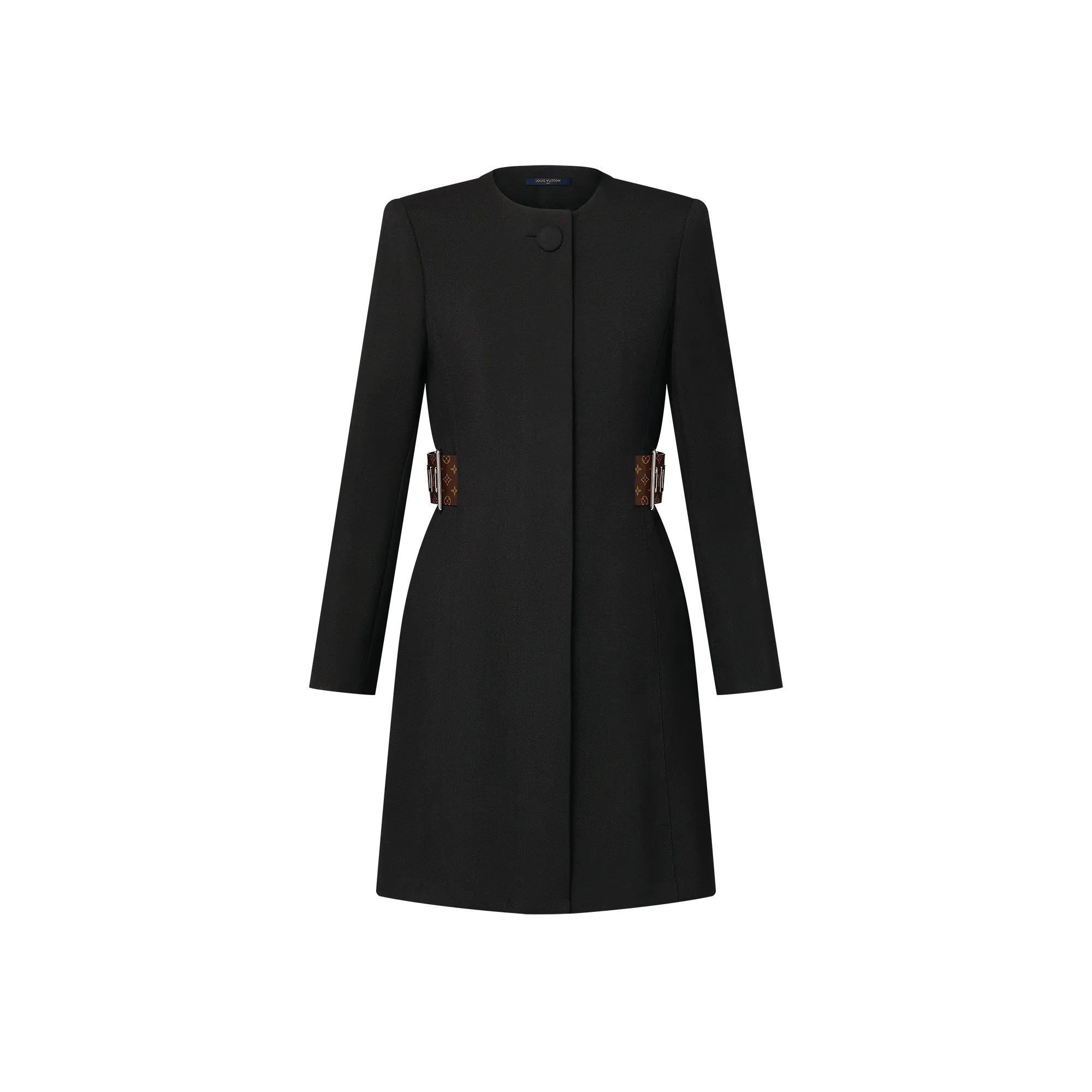 Louis Vuitton Monogram Belt Detail Coat - Women - Ready-to-Wear 1AFSH2