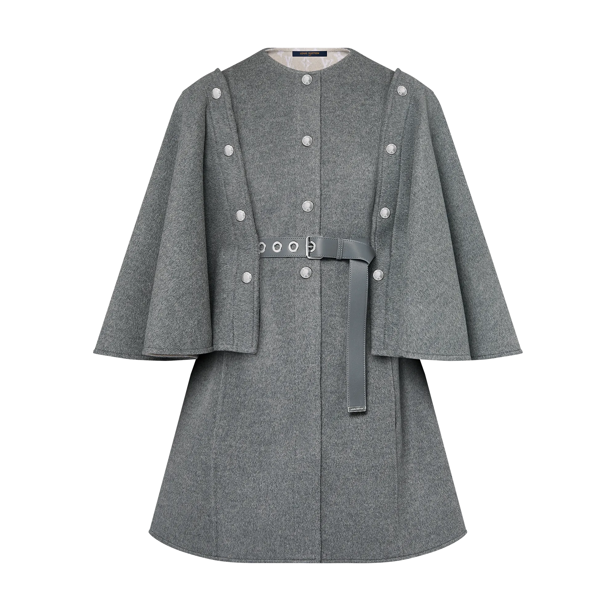 Louis Vuitton Double Face Cape Sleeve Coat - Women - Ready - to - Wear 1AFSHZ