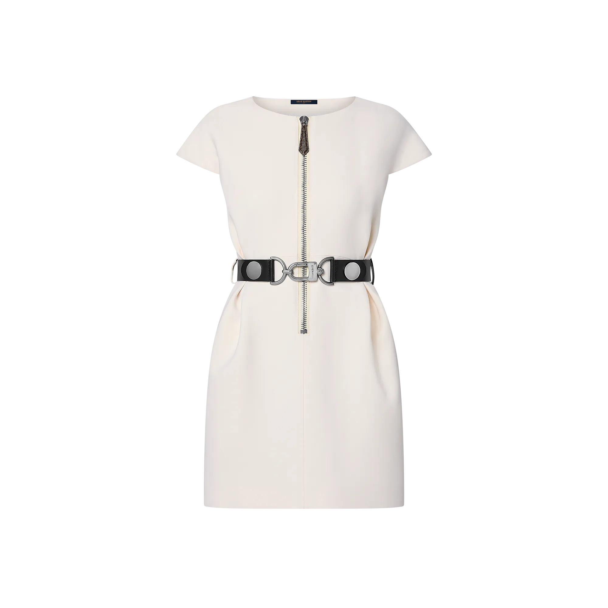 Louis Vuitton Wool - Silk Utility Detail Dress - Women - Ready - to - Wear 1AFSP3