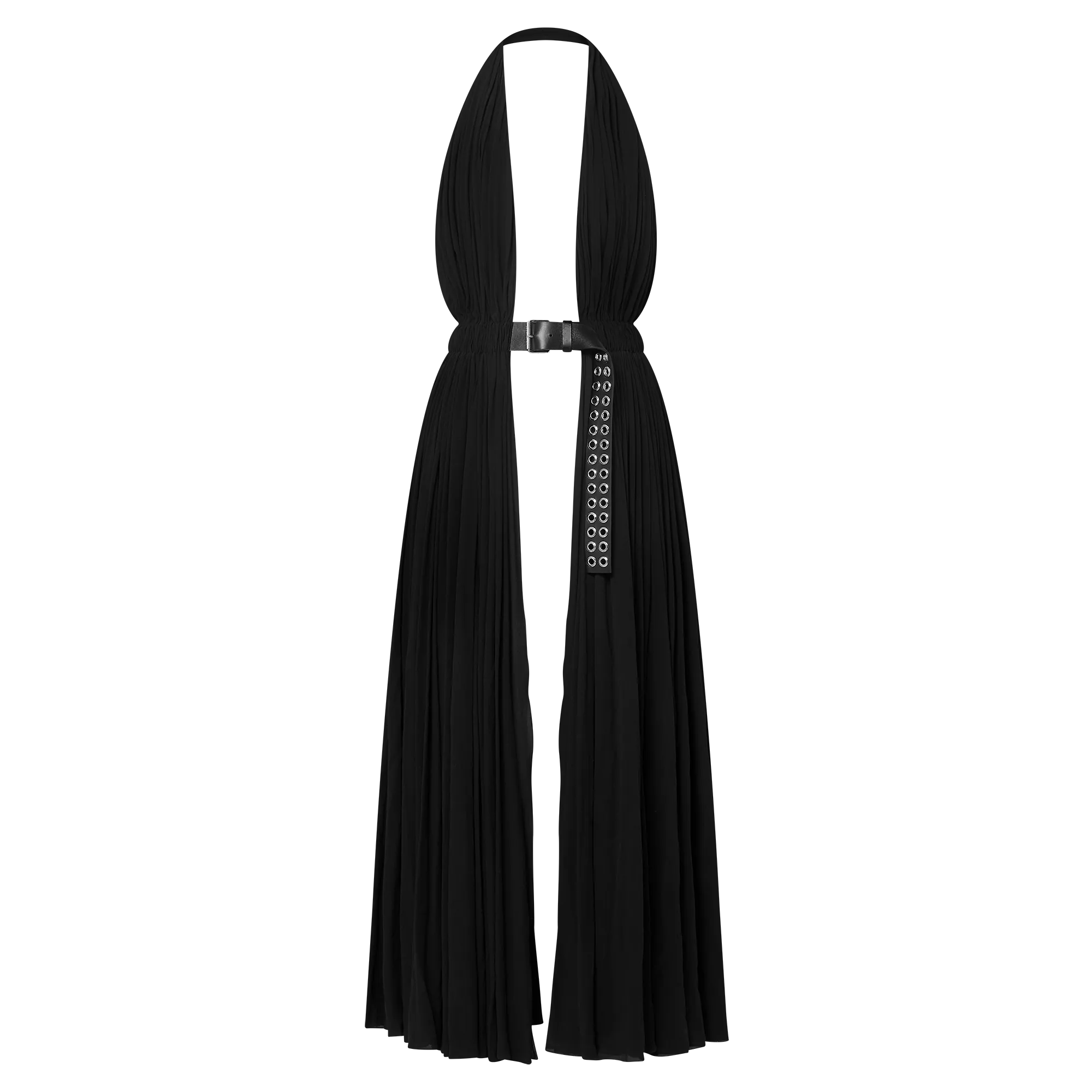 Louis Vuitton Belted Open Halter Dress - Women - Ready-to-Wear 1AFST8