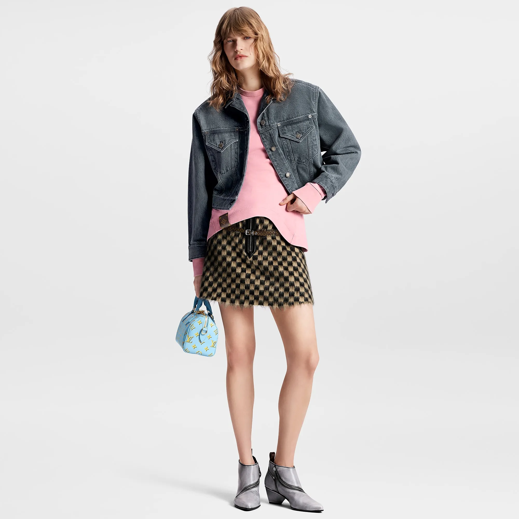Louis Vuitton Washed Denim Jacket - Women - Ready - to - Wear 1AFTEW