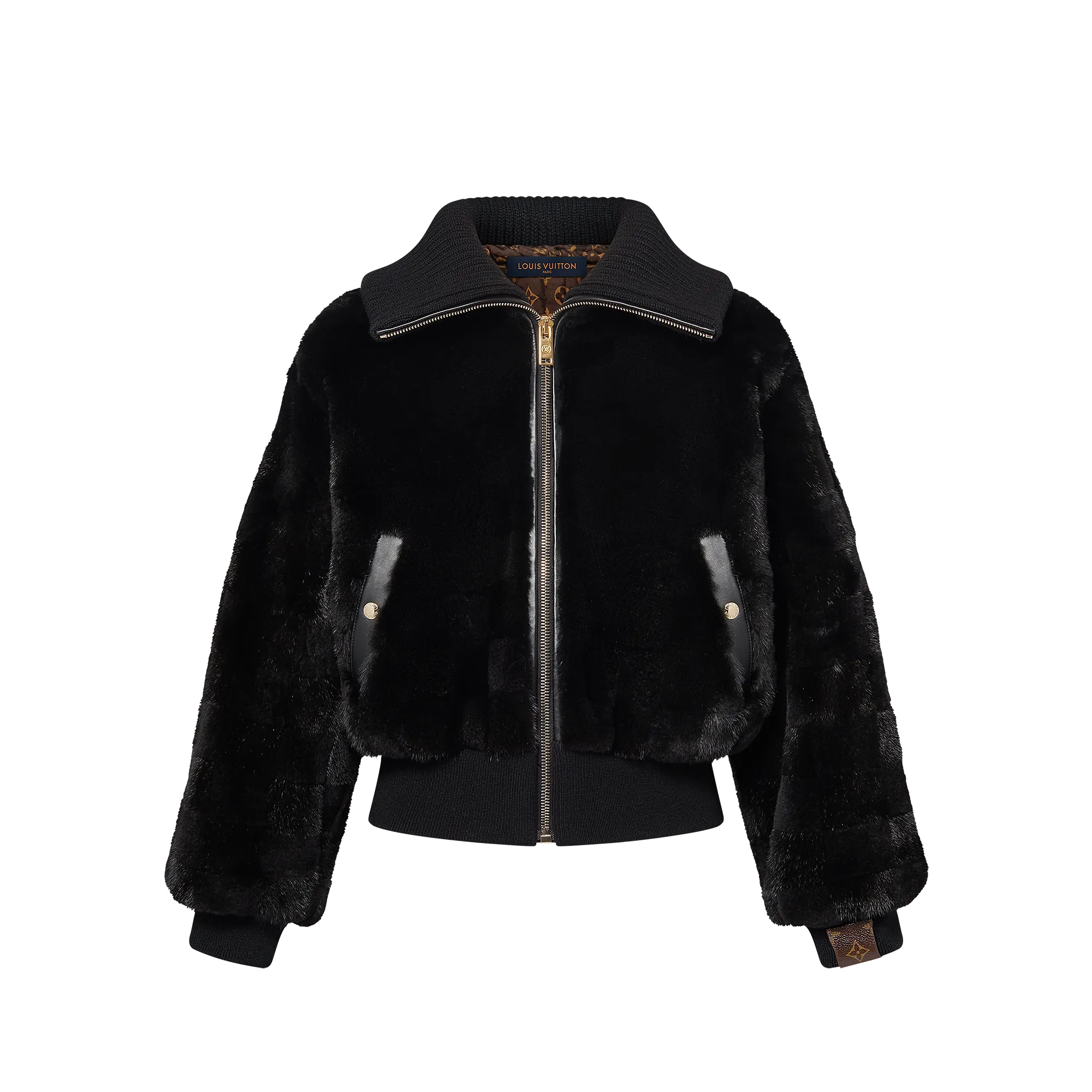 Louis Vuitton Mink Bomber Jacket - Women - Ready - to - Wear 1AFTHZ