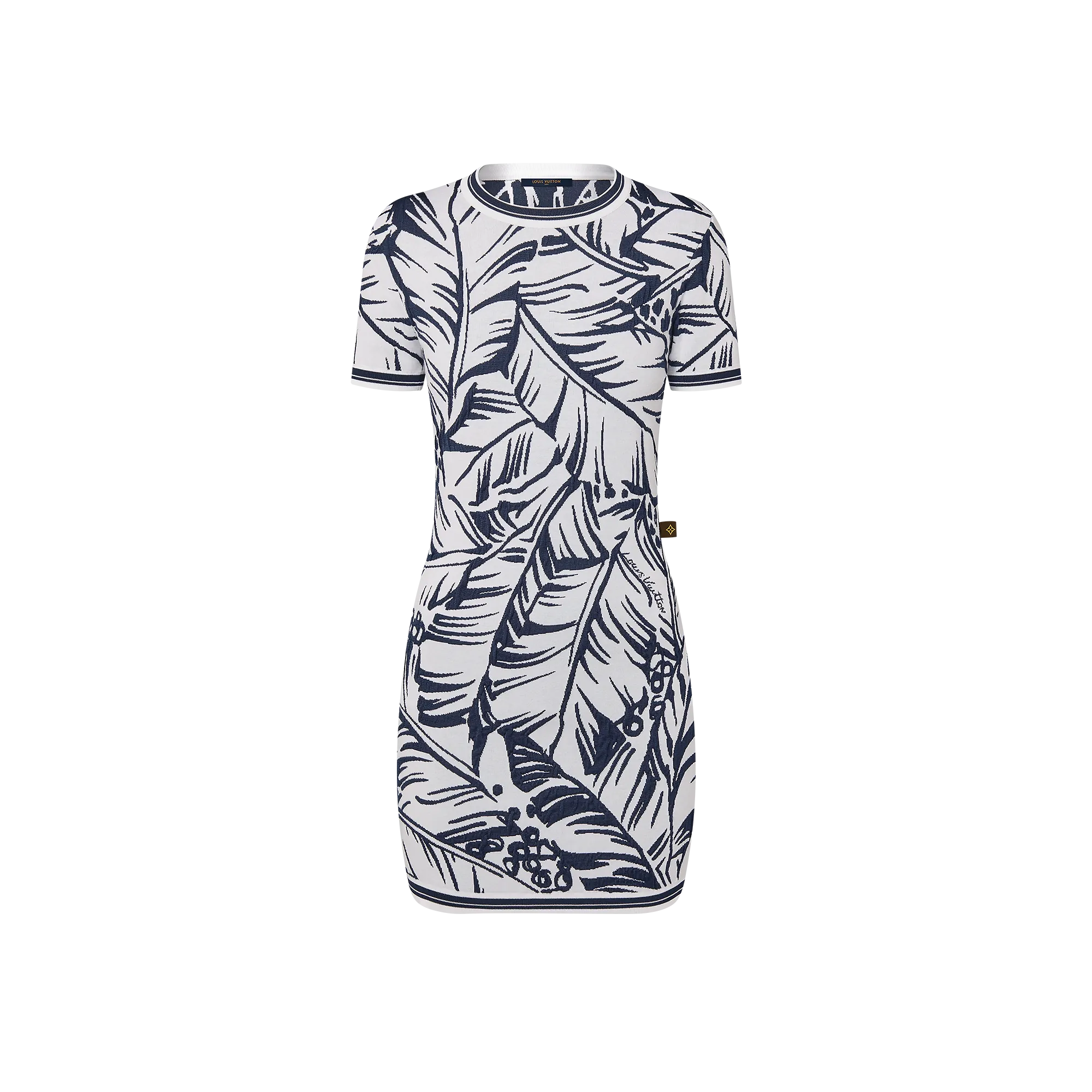 Louis Vuitton Palm Knit T-shirt Dress - Women - Ready-to-Wear 1AFTV4