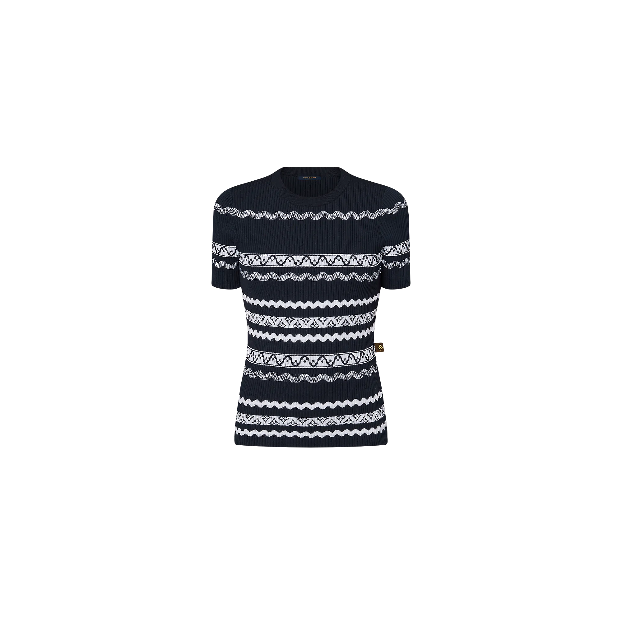Louis Vuitton Scallop Stripe Knit Top - Women - Ready-to-Wear 1AFTVW