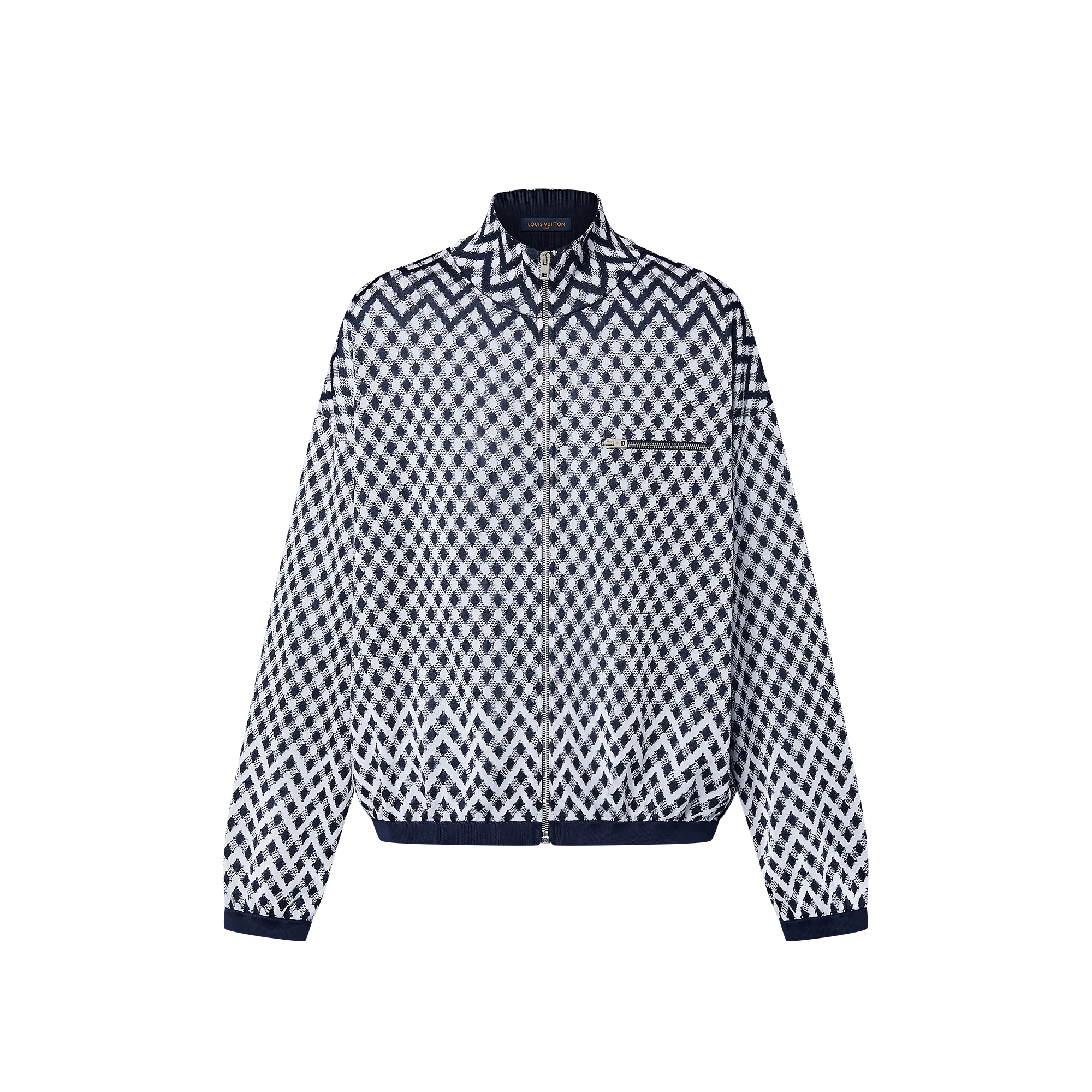 Louis Vuitton Graphic Damier Zip - Up Jacket - Women - Ready - to - Wear 1AFTYF