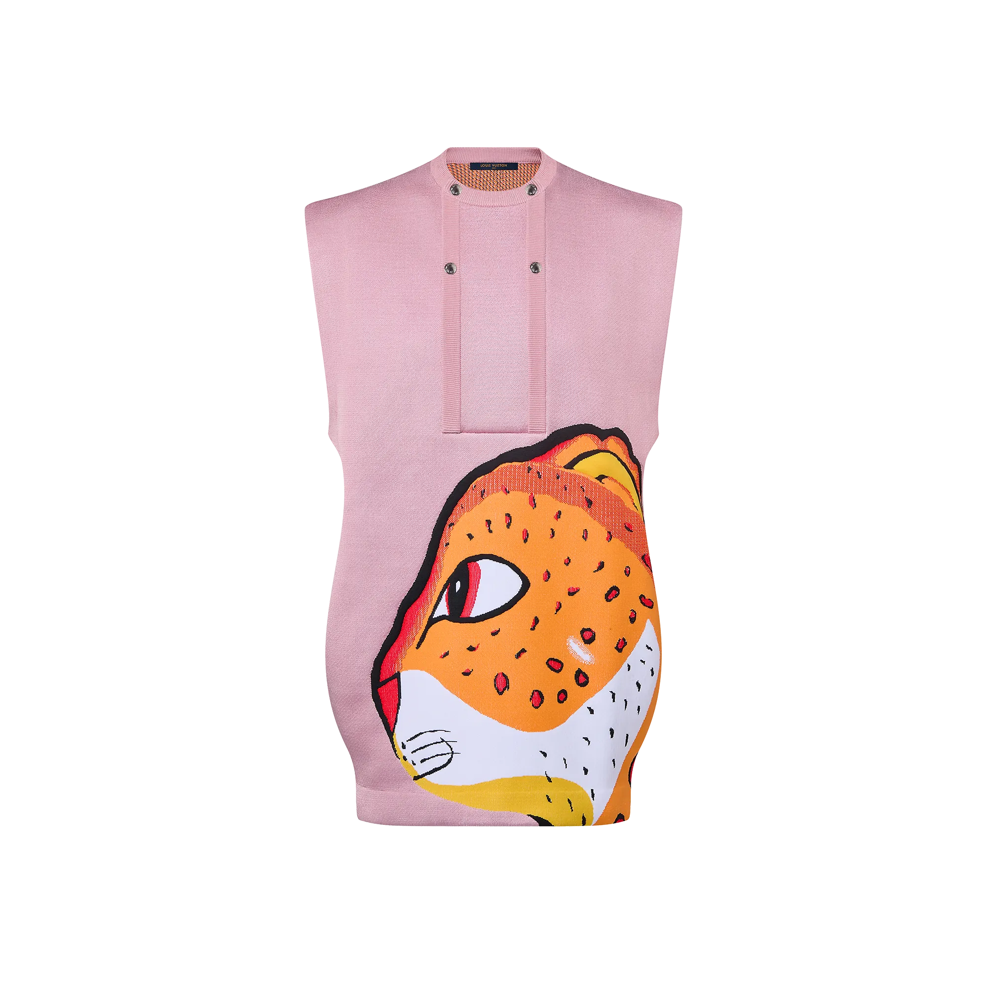 Louis Vuitton Sleeveless Leopard Pullover - New - For Women 1AFUAW