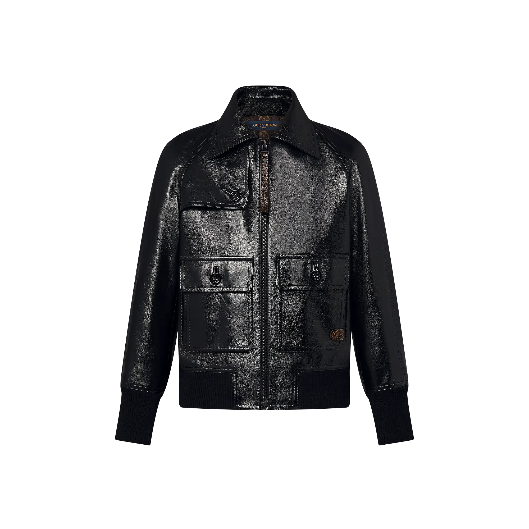 Louis Vuitton Calfskin Bomber Jacket - Women - Ready - to - Wear 1AFUDV