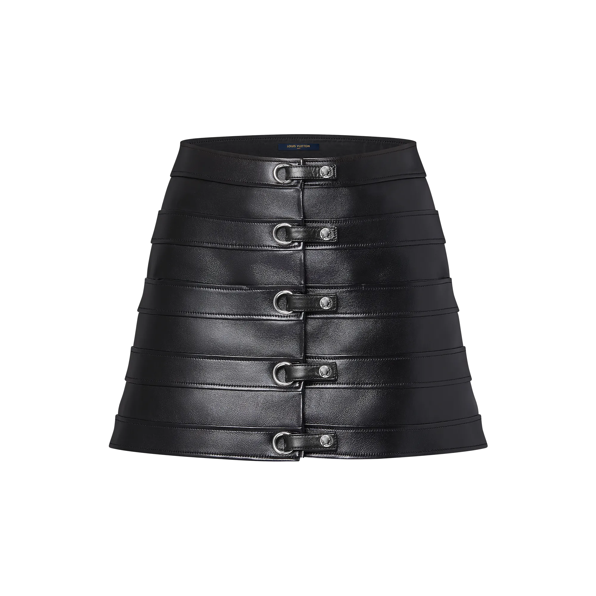 Louis Vuitton Leather Strap Mini Skirt - Women - Ready - to - Wear 1AFUER