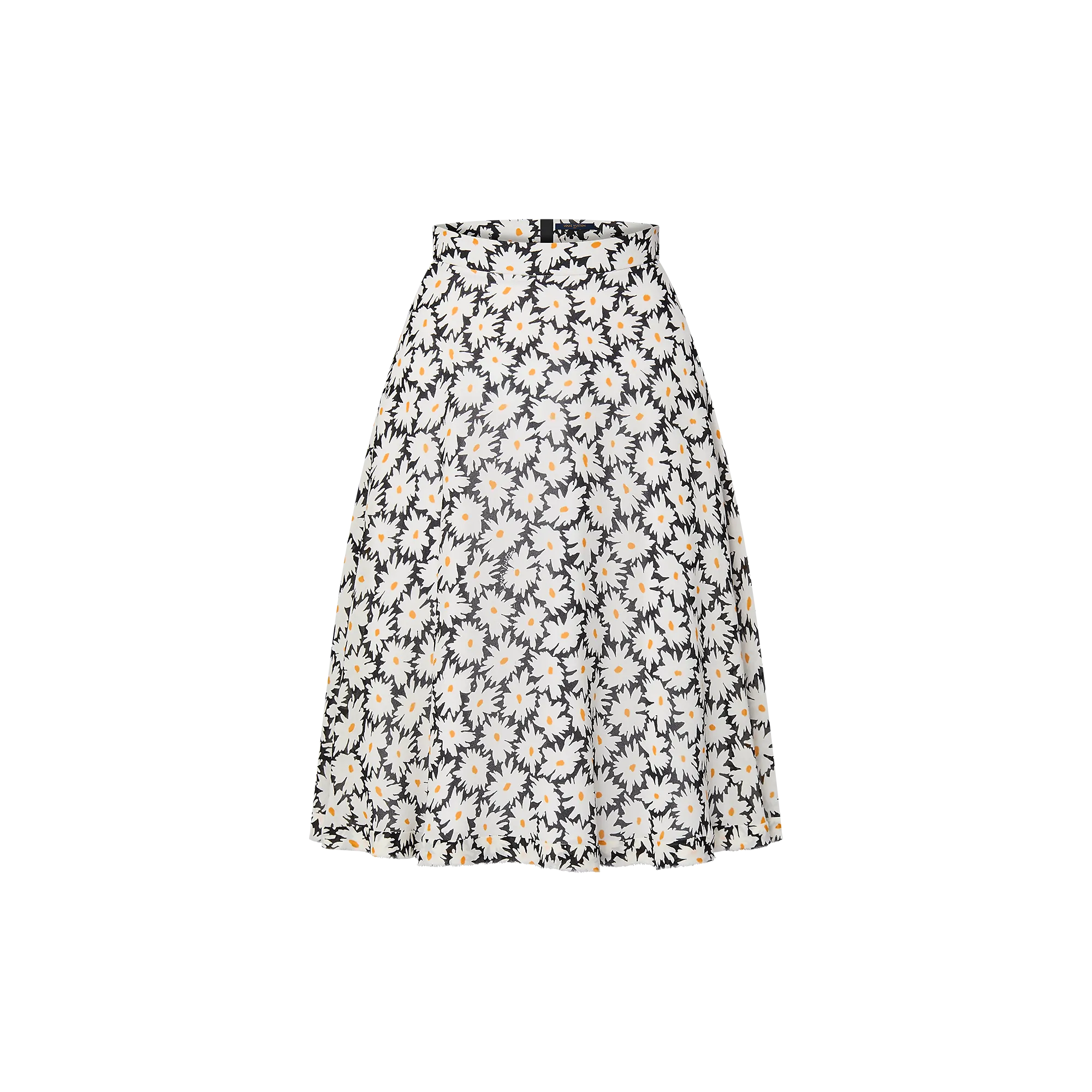 Louis Vuitton Daisy Print Silk Skirt - Women - Ready - to - Wear 1AFV50