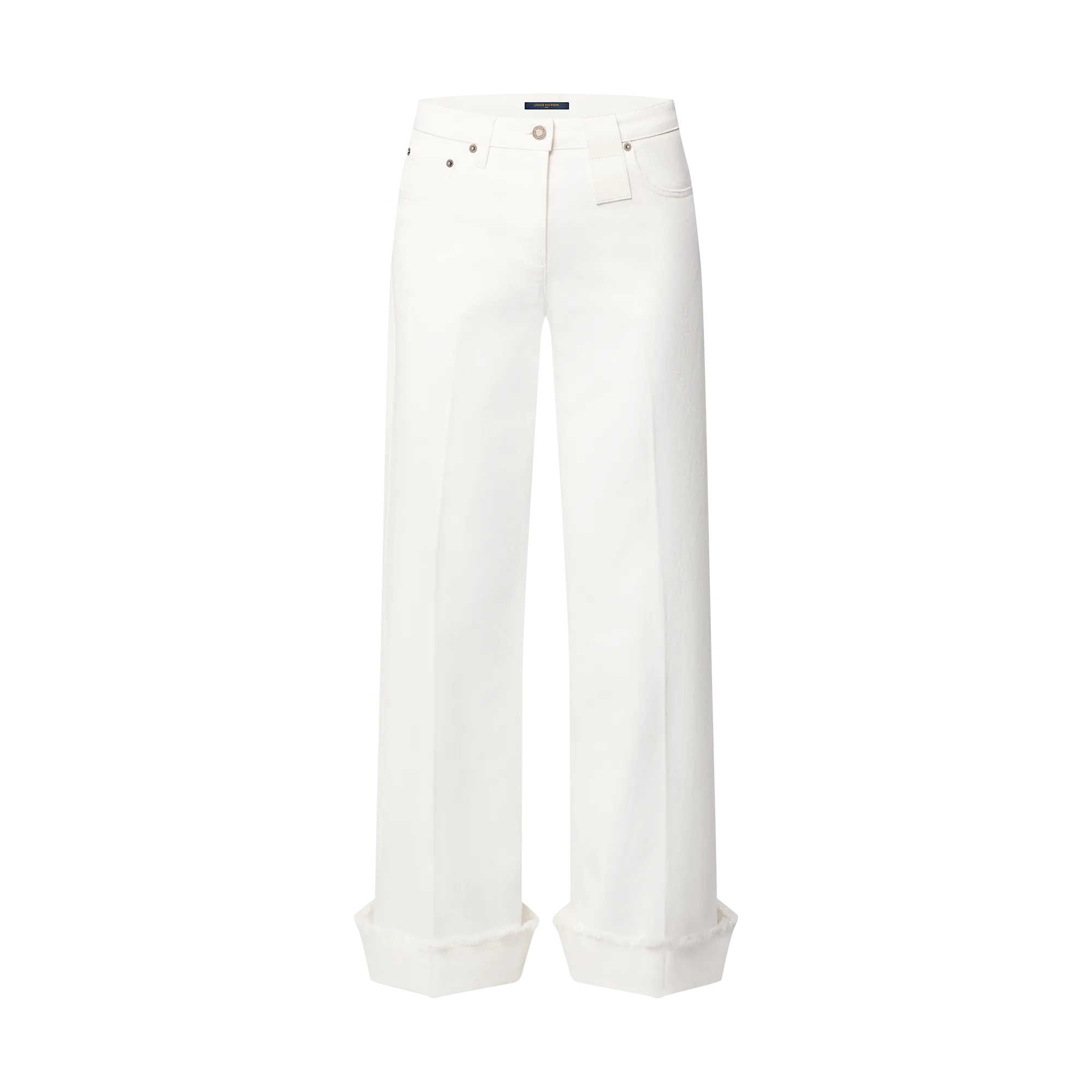 Louis Vuitton Monogram Accent Boot - Cut Jeans - Women - Ready - to - Wear 1AFVJ8