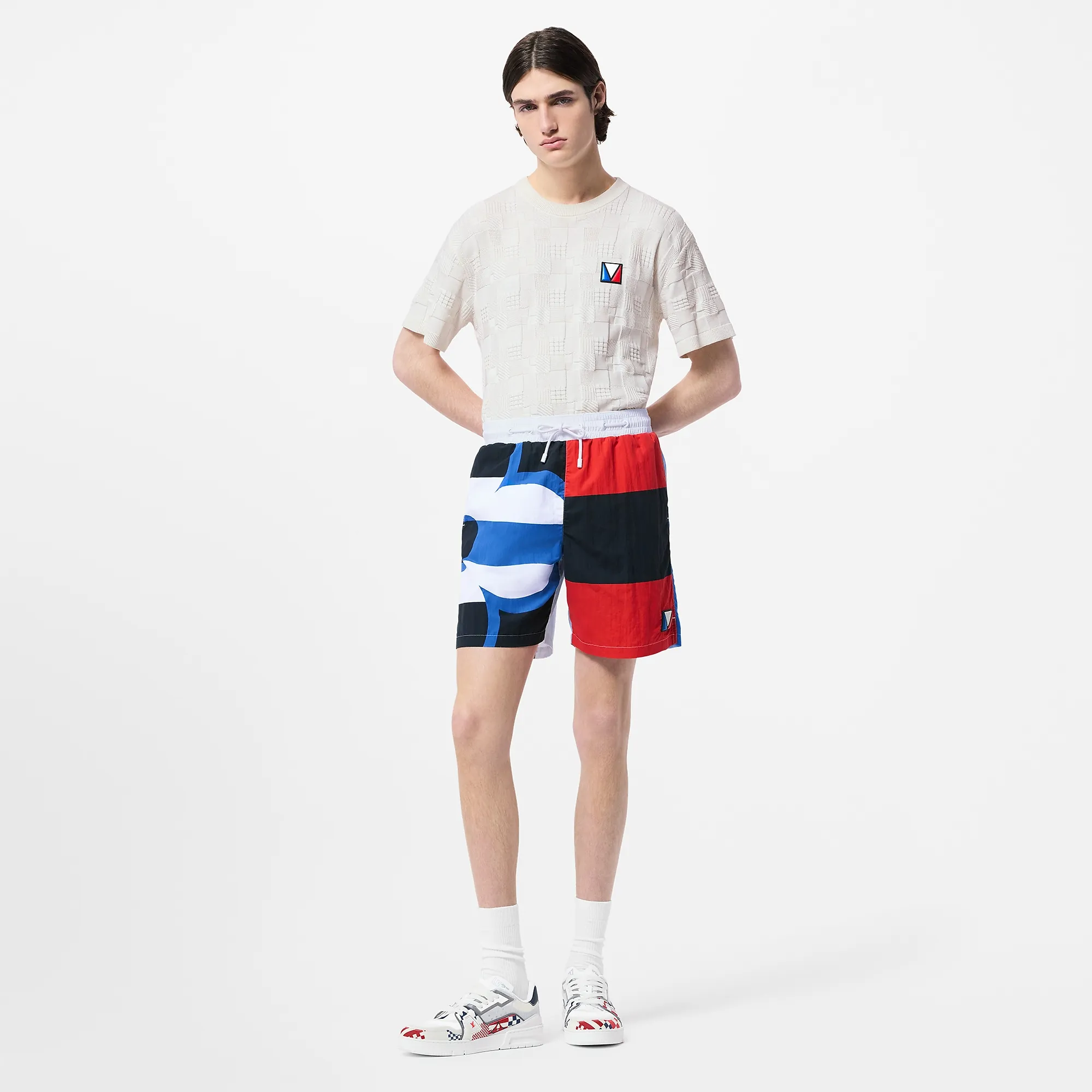 Louis Vuitton Printed Graphic Swim Shorts - Men - Ready - to - Wear 1AFVRK
