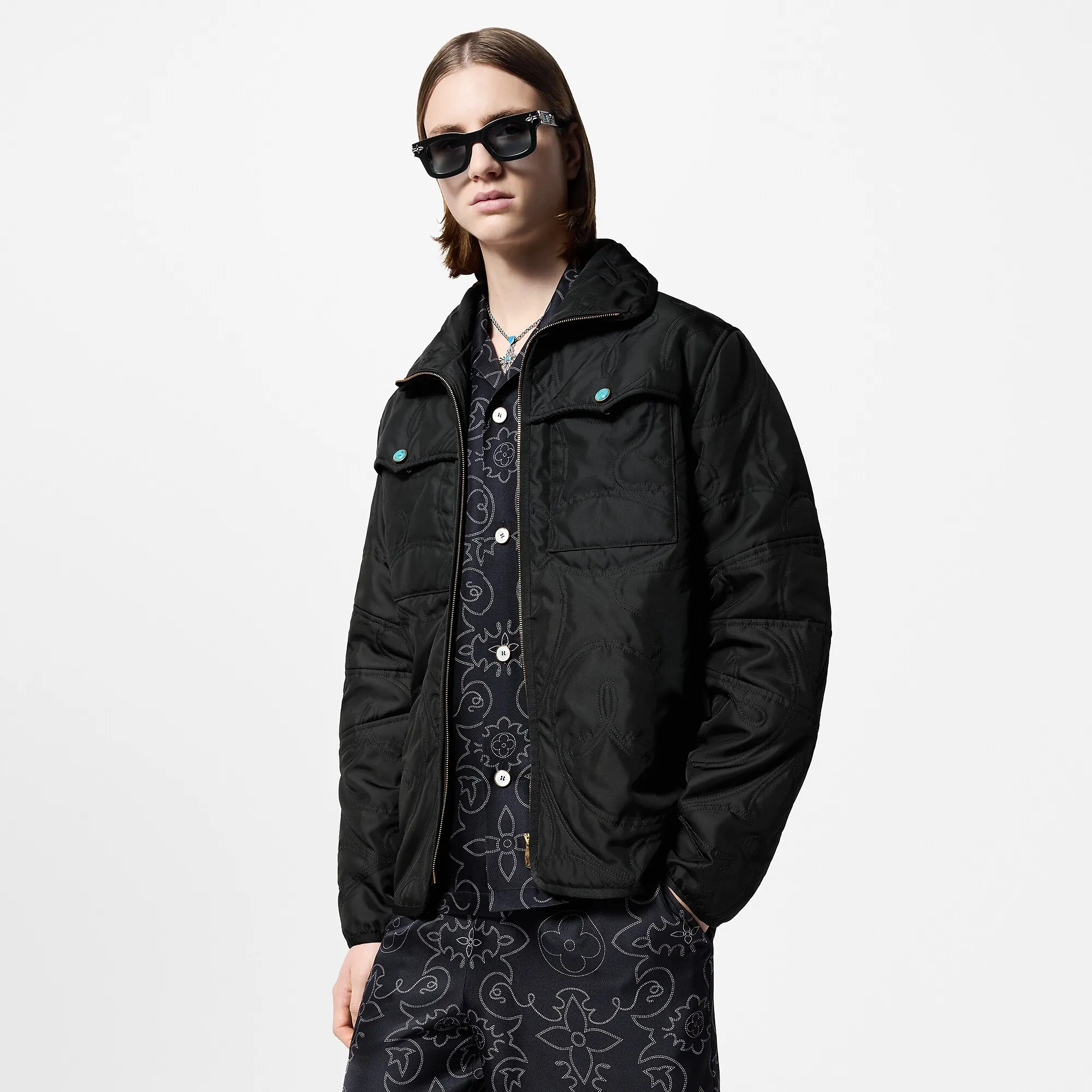 Louis Vuitton Quilted Overshirt - Men - Ready - to - Wear 1AFWJY
