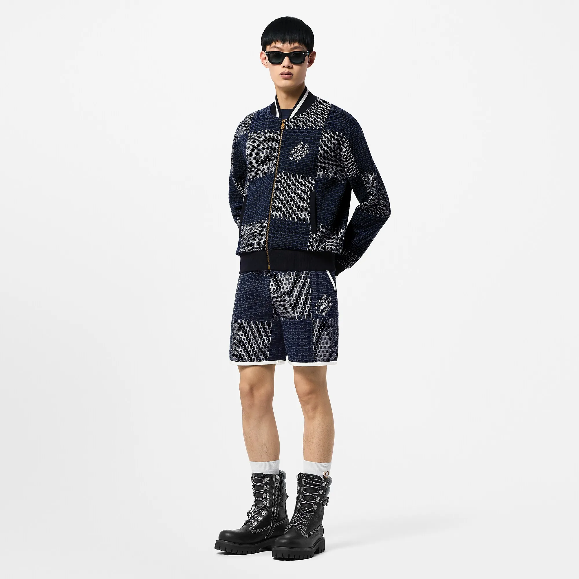 Louis Vuitton Damier Quilted Cotton Shorts - Men - Ready - to - Wear 1AFWUJ