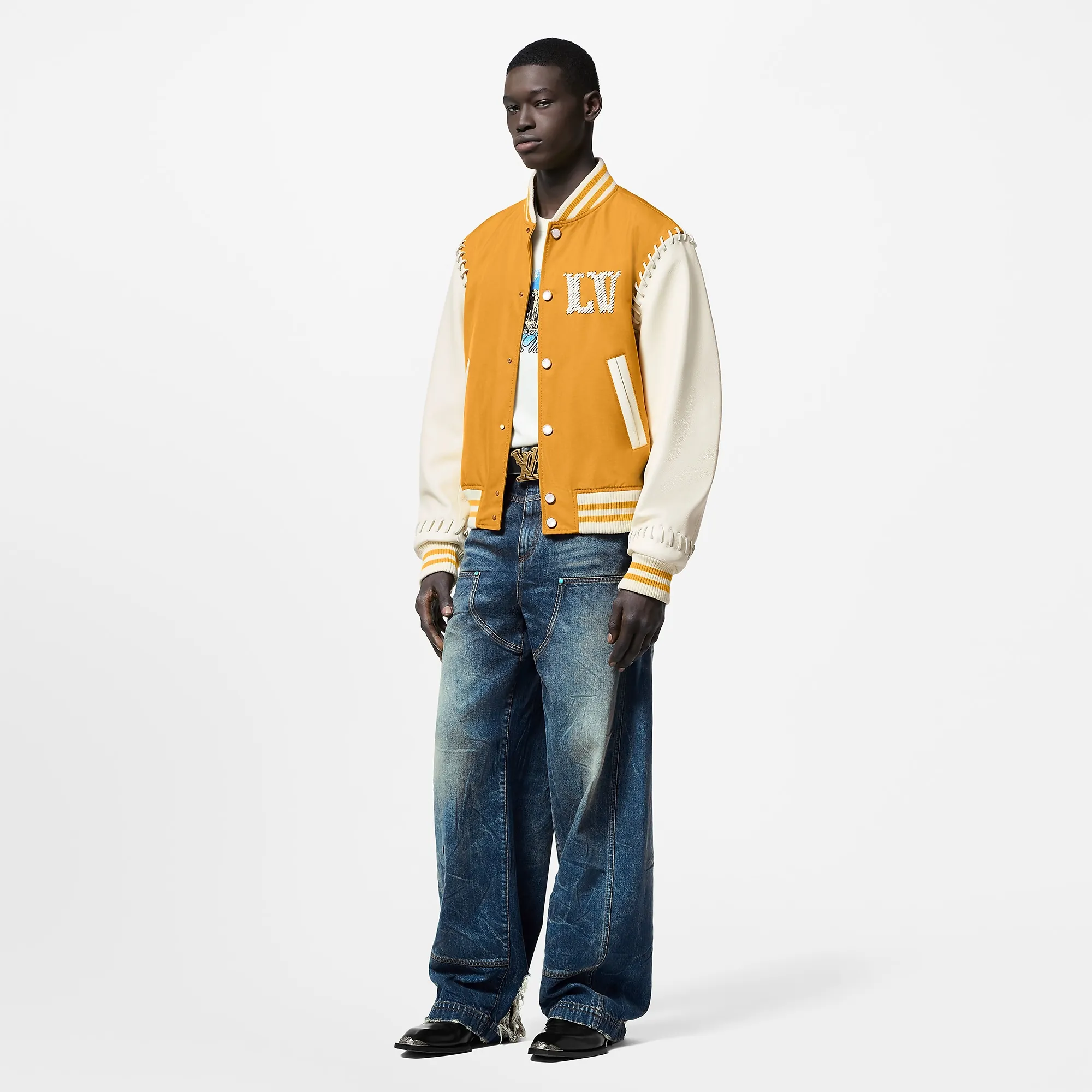 Louis Vuitton Embroidered Varsity Blouson - Men - Ready - to - Wear 1AFXDD