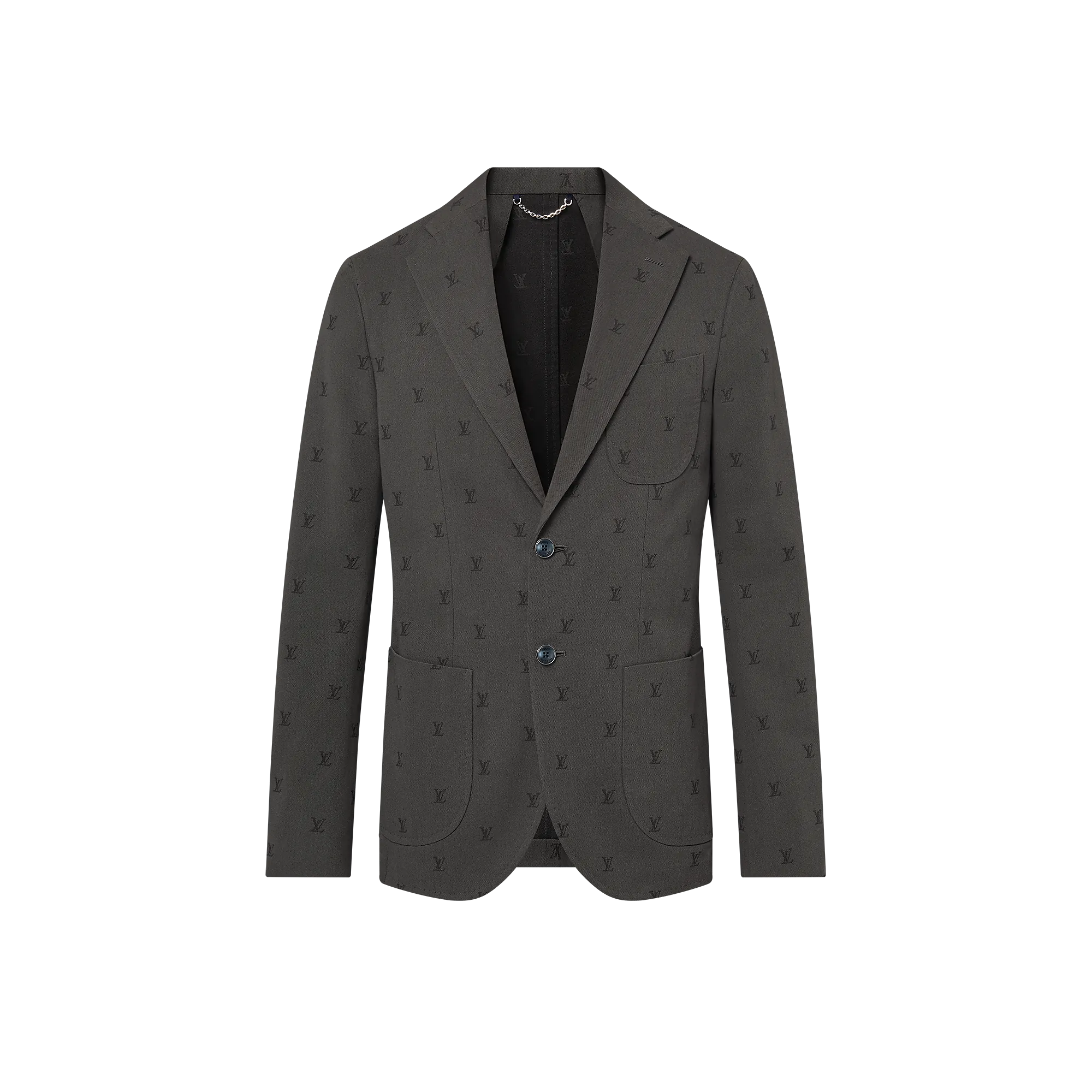 Louis Vuitton LV Blason Jacquard Cotton Napolitana Jacket - Men - Ready - to - Wear 1AFXYU