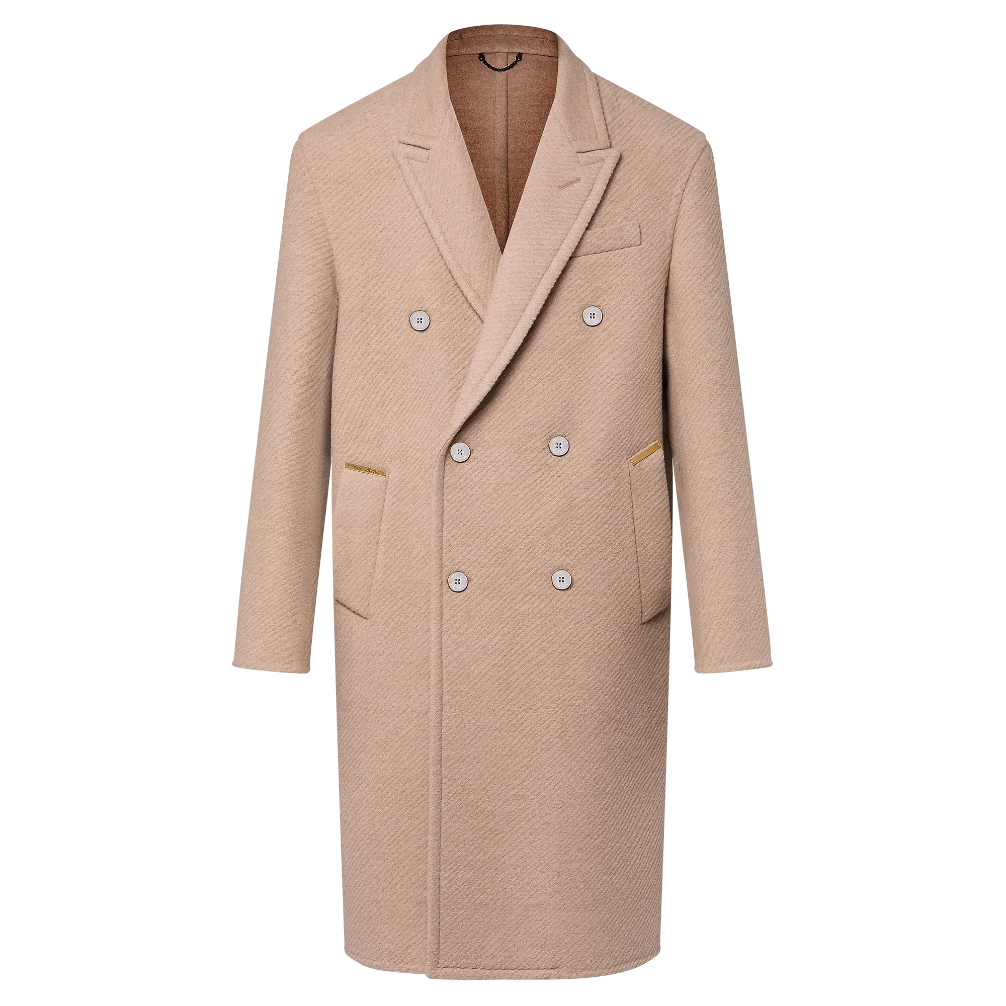 Louis Vuitton Doubleface Silk And Wool - Blend Double - Breasted Coat - Men - Ready - to - Wear 1AFY99