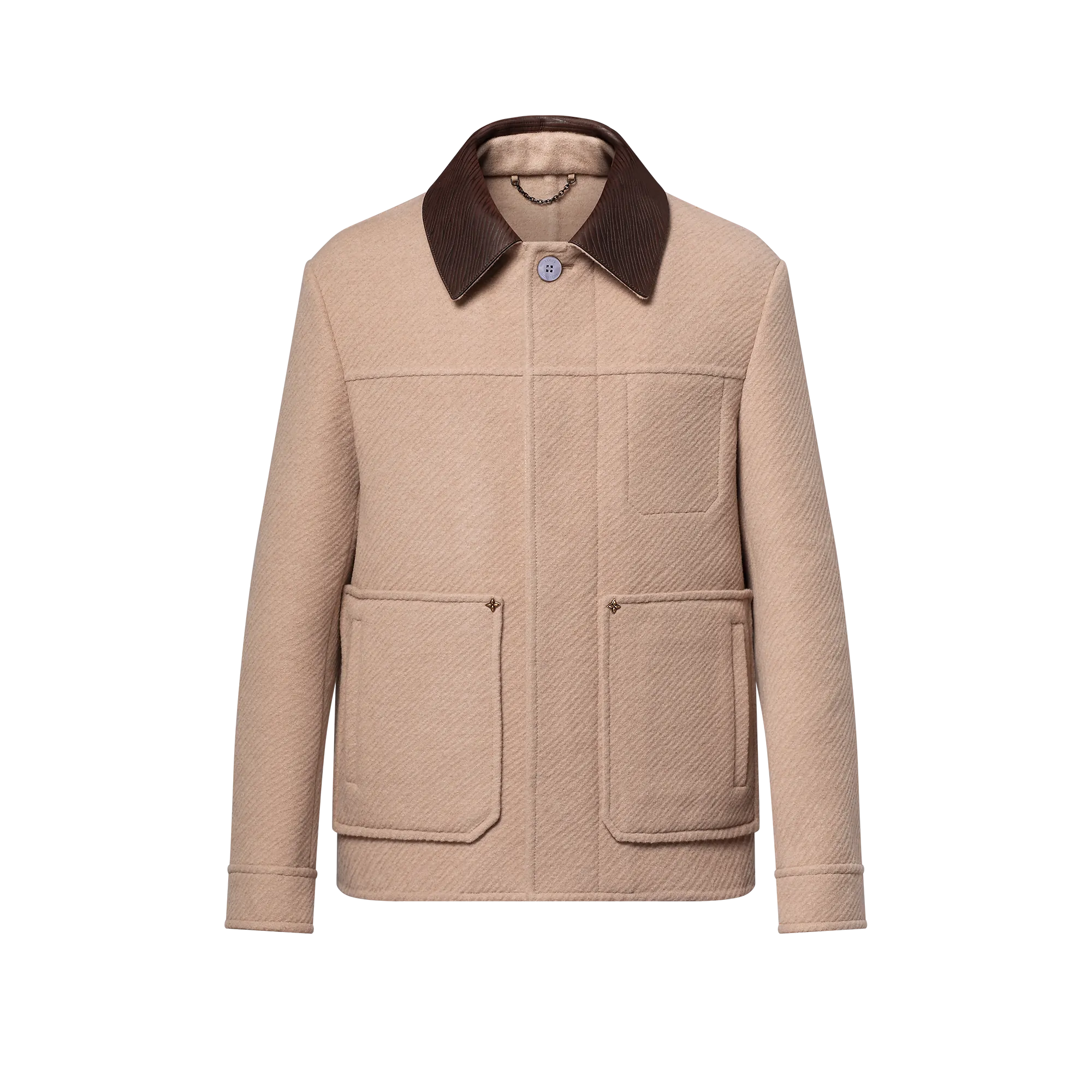 Louis Vuitton Double Face Silk And Wool - Blend Chic Workwear Blouson - Men - Ready - to - Wear 1AFYB7