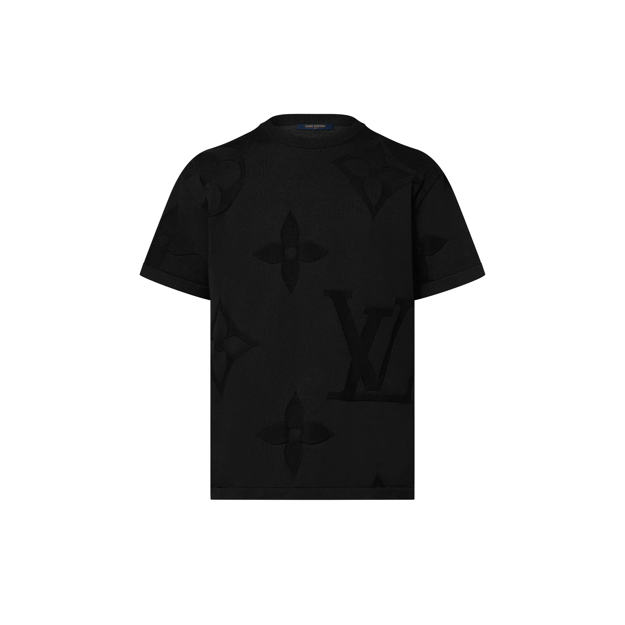 Louis Vuitton Monogram Short - Sleeved Cotton Crewneck - Men - Ready - to - Wear 1AFYEY