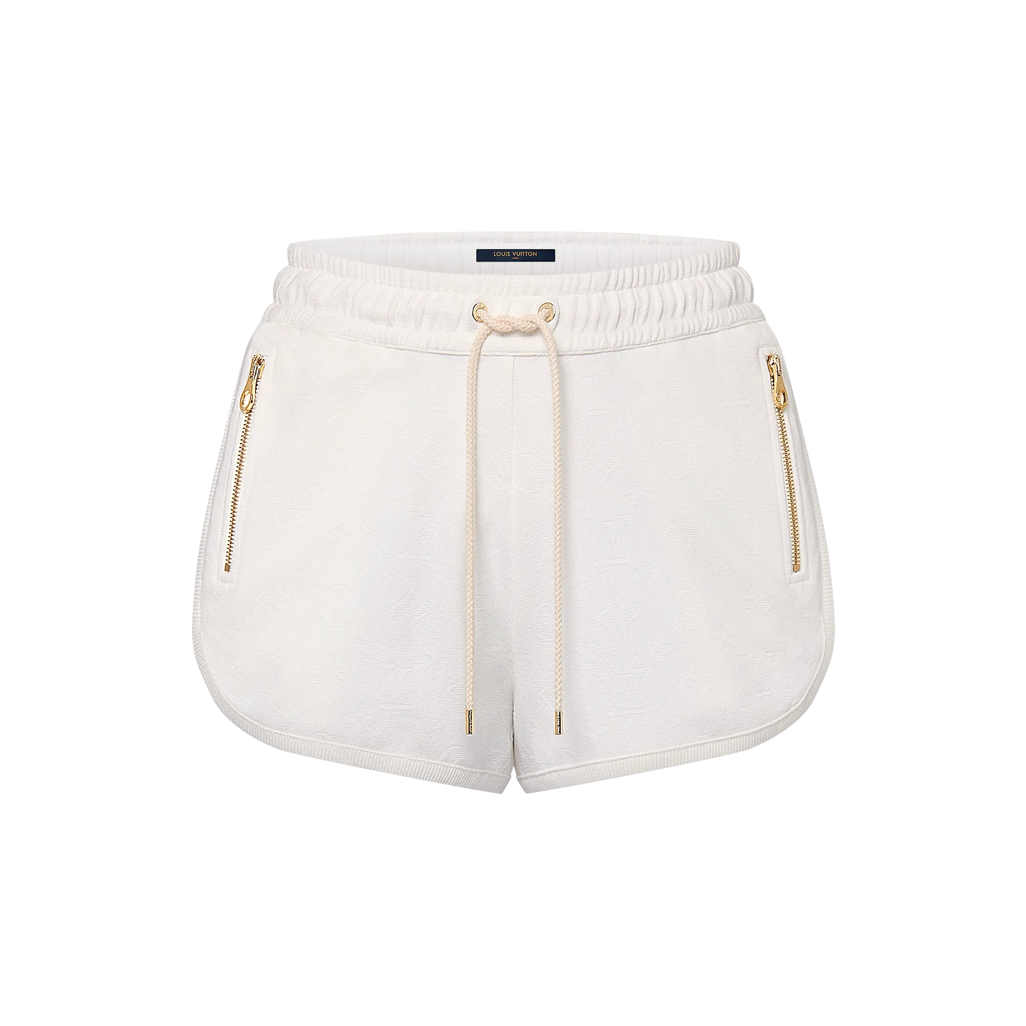 Louis Vuitton Monogram Piqué Jogging Shorts - Women - Ready - to - Wear 1AFYRK Egg Shell