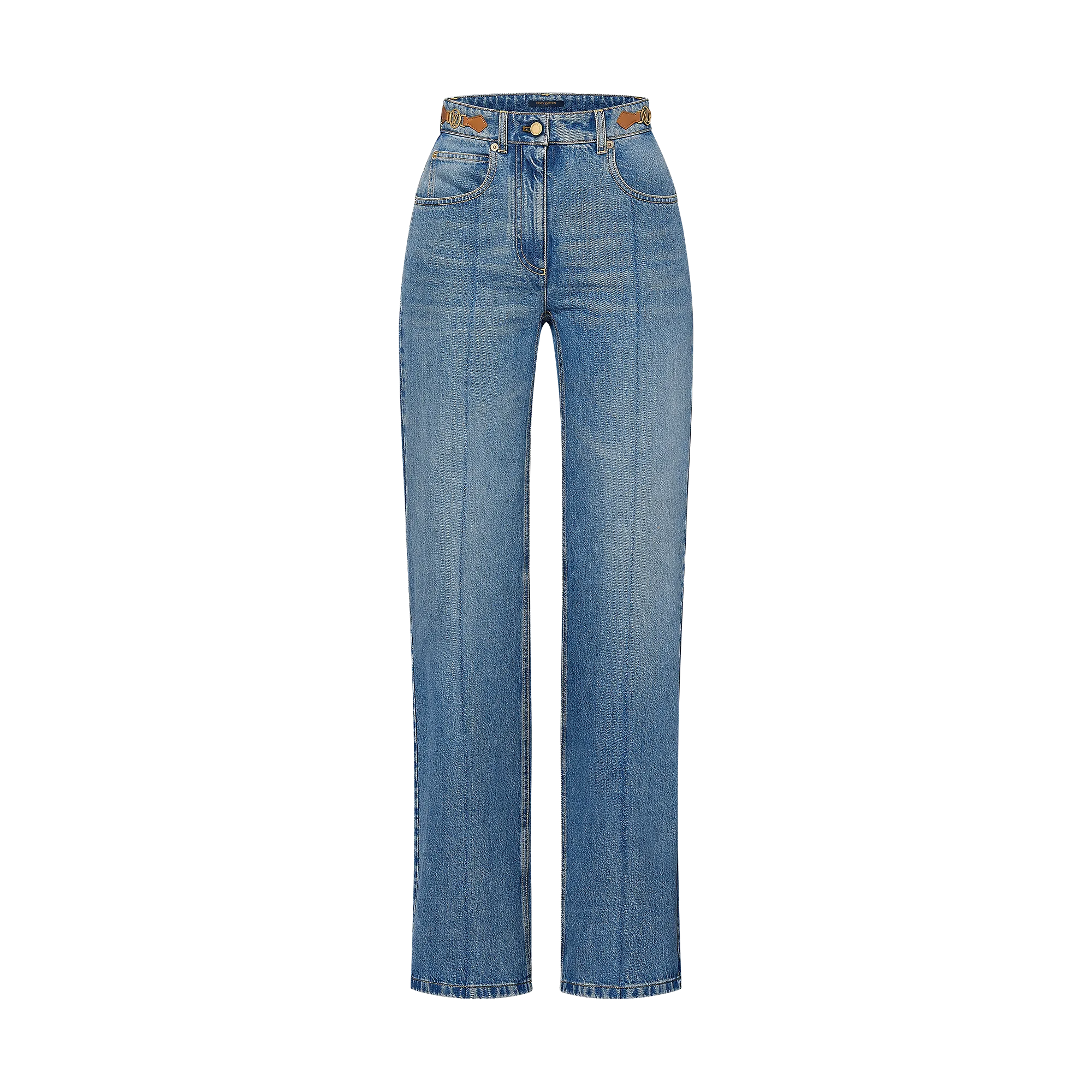 Louis Vuitton LV Circle Tab Jeans - Women - Ready - to - Wear 1AFYX6