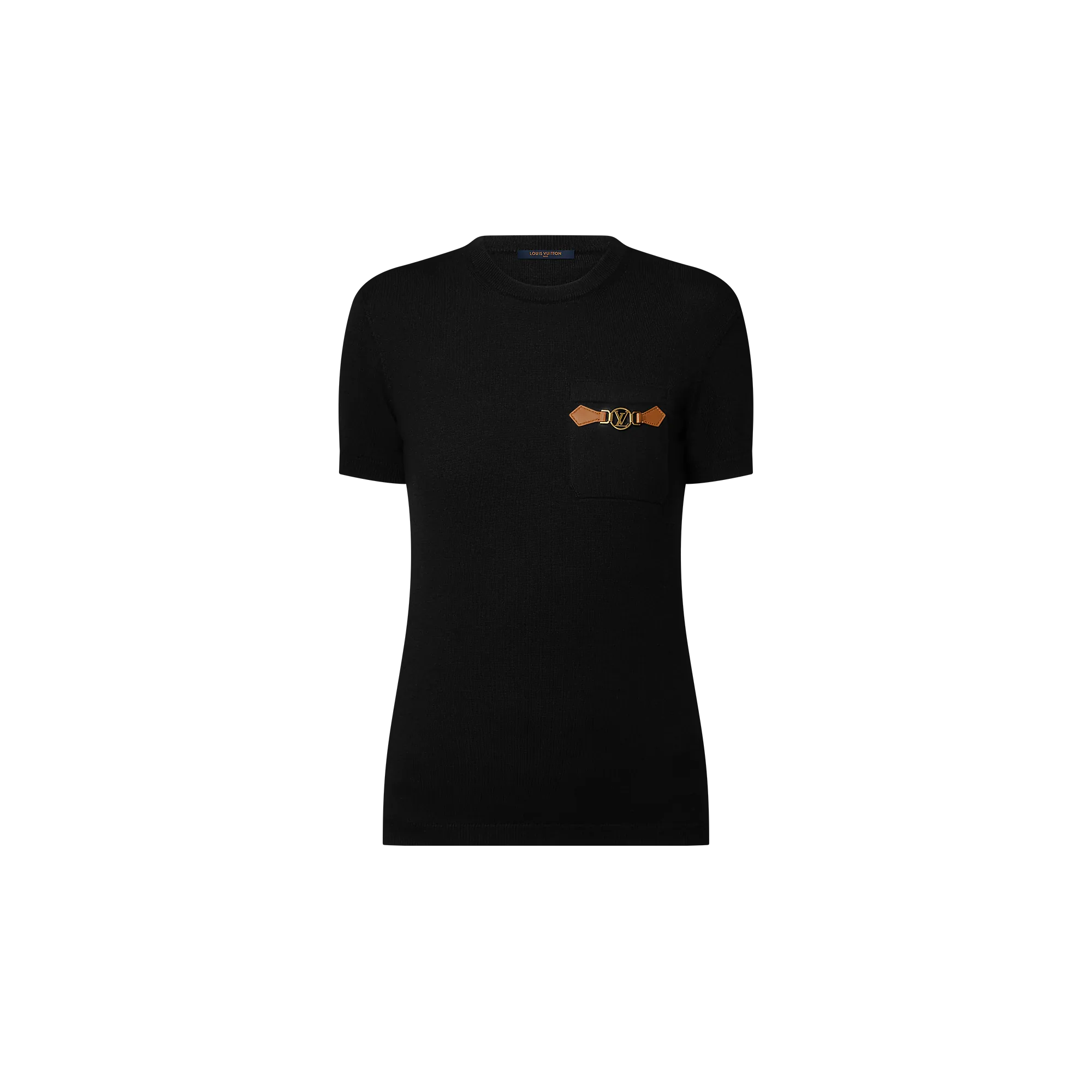 Louis Vuitton Dauphine Tab Knit Top - Women - Ready - to - Wear 1AFZBU Black