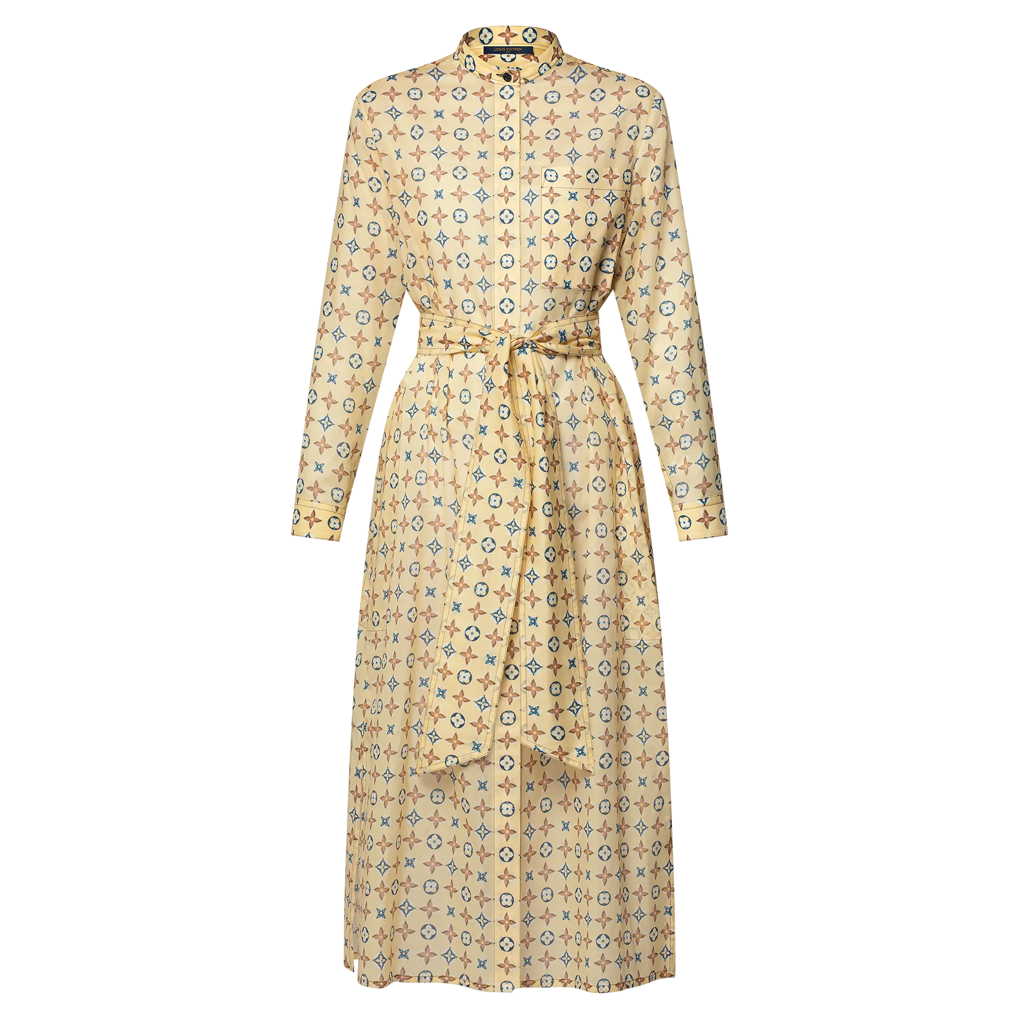 Louis Vuitton Monogram Kaleidoscope Shirt Dress - Women - Ready - to - Wear 1AFZID