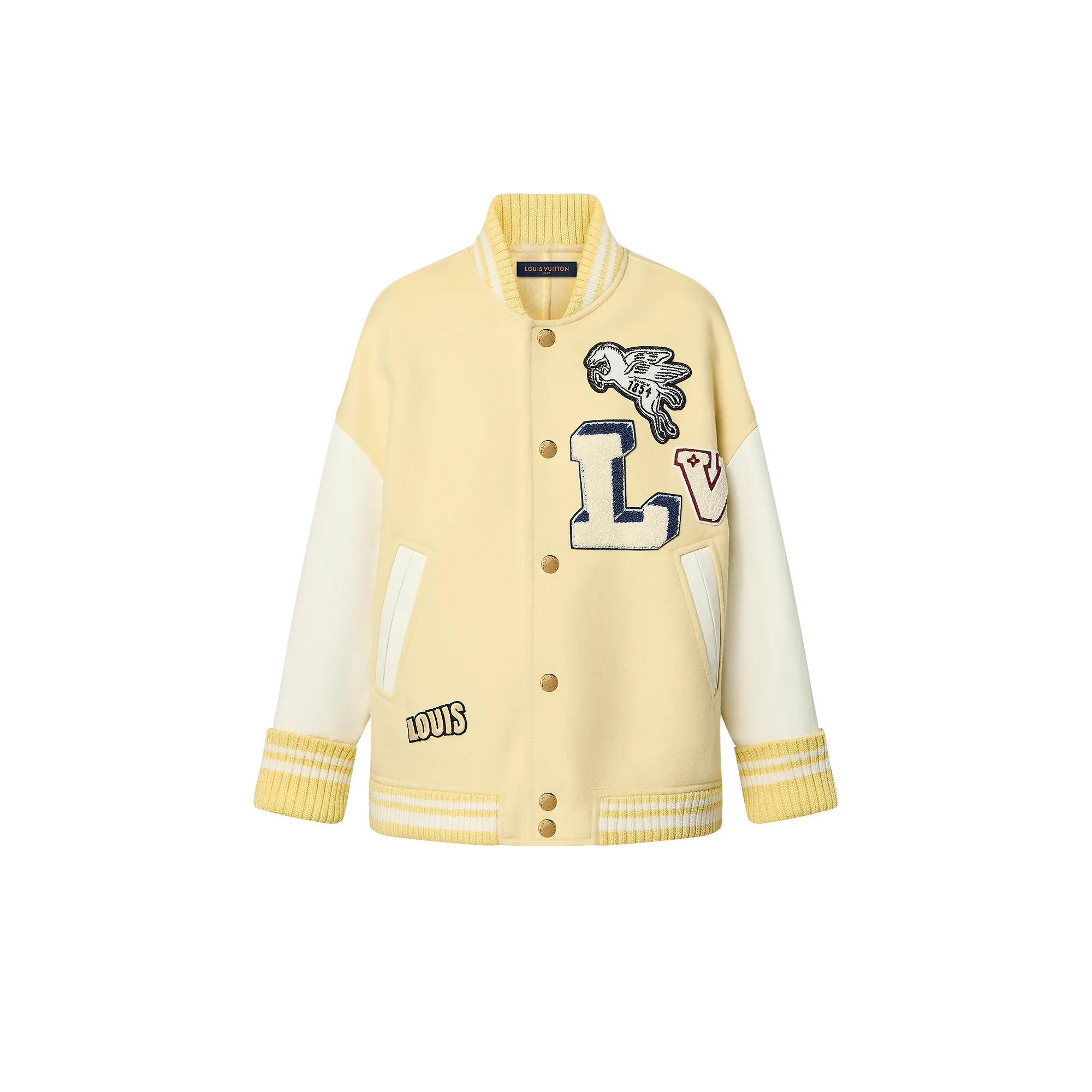 Louis Vuitton Signature Patch Varsity Jacket - Women - Ready - to - Wear 1AFZTQ