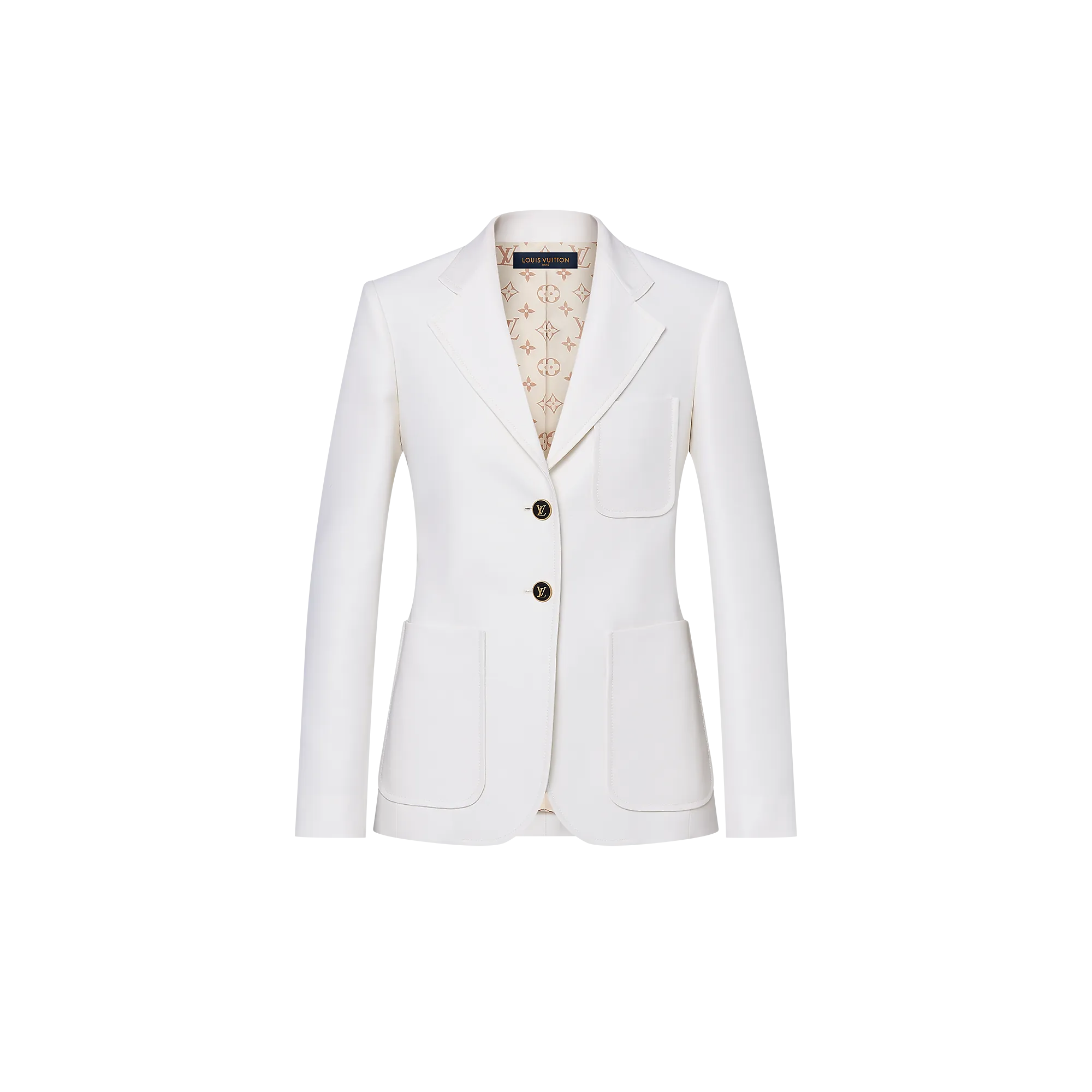 Louis Vuitton Mikado Preppy Blazer - Women - Ready - to - Wear 1AFZUE