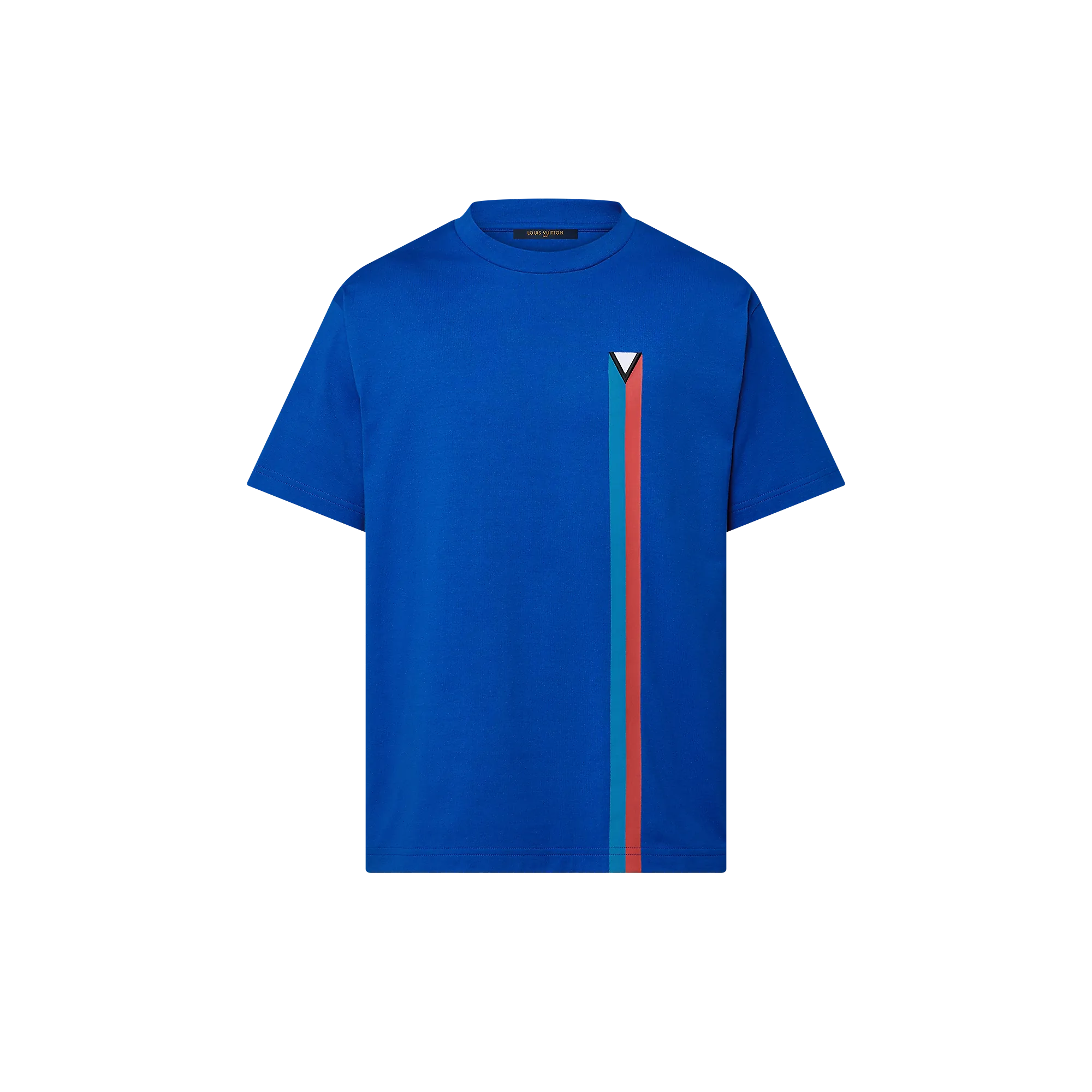 Louis Vuitton Short - Sleeved Embroidered Cotton T - Shirt - Men - Ready - to - Wear 1AG080