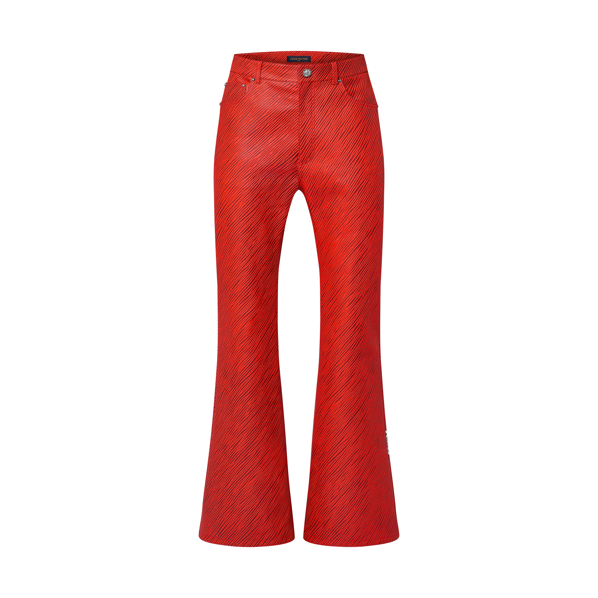 Louis Vuitton LV x Park Seo - Bo Epi Flared Leather Trousers - Men - Ready - to - Wear 1AG088