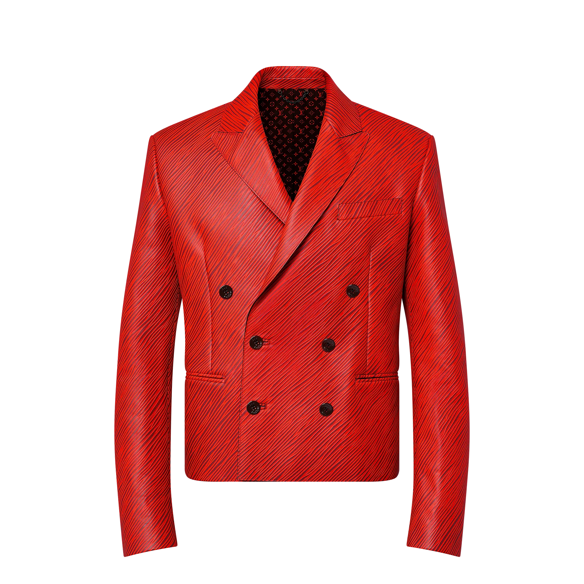 Louis Vuitton LV x Park Seo - Bo Epi Double - Breasted Leather Jacket - Men - Ready - to - Wear 1AG097