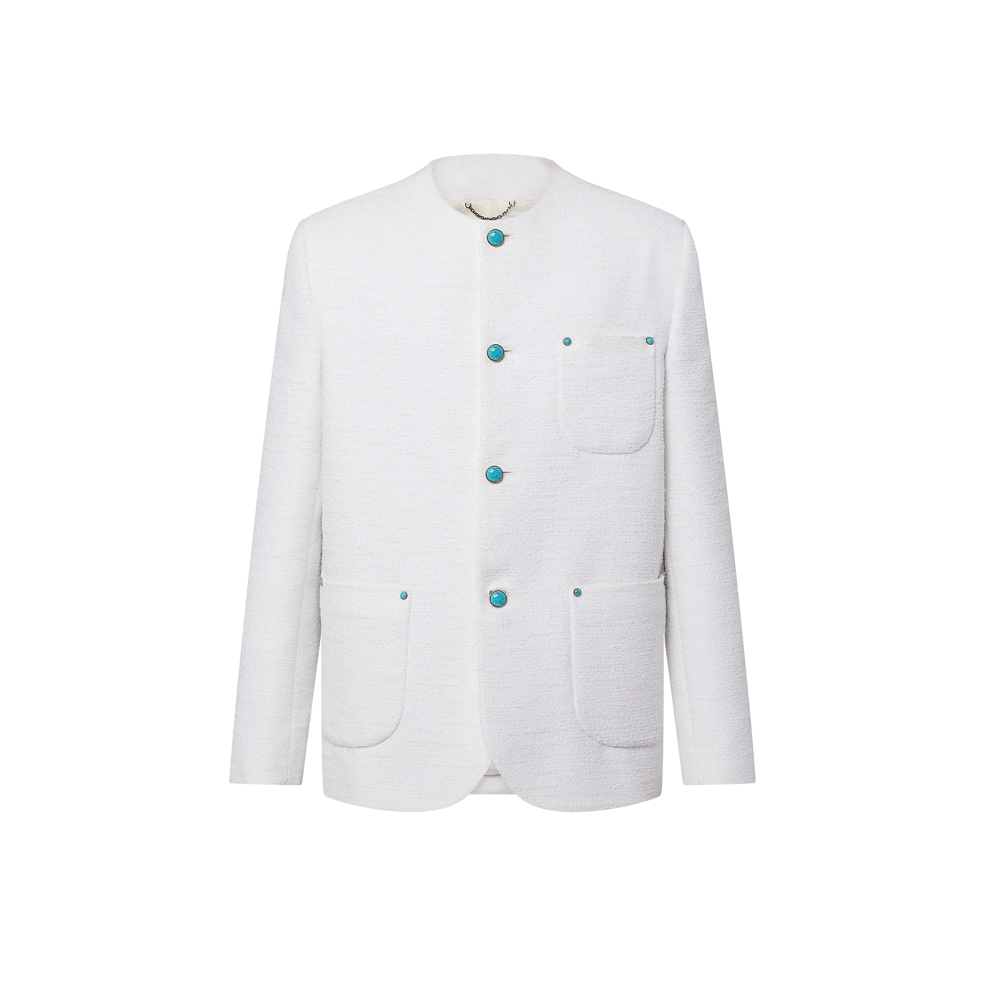 Louis Vuitton Chic Collarless Baby Llama And Wool - Blend Jacket - Men - Ready - to - Wear 1AG465