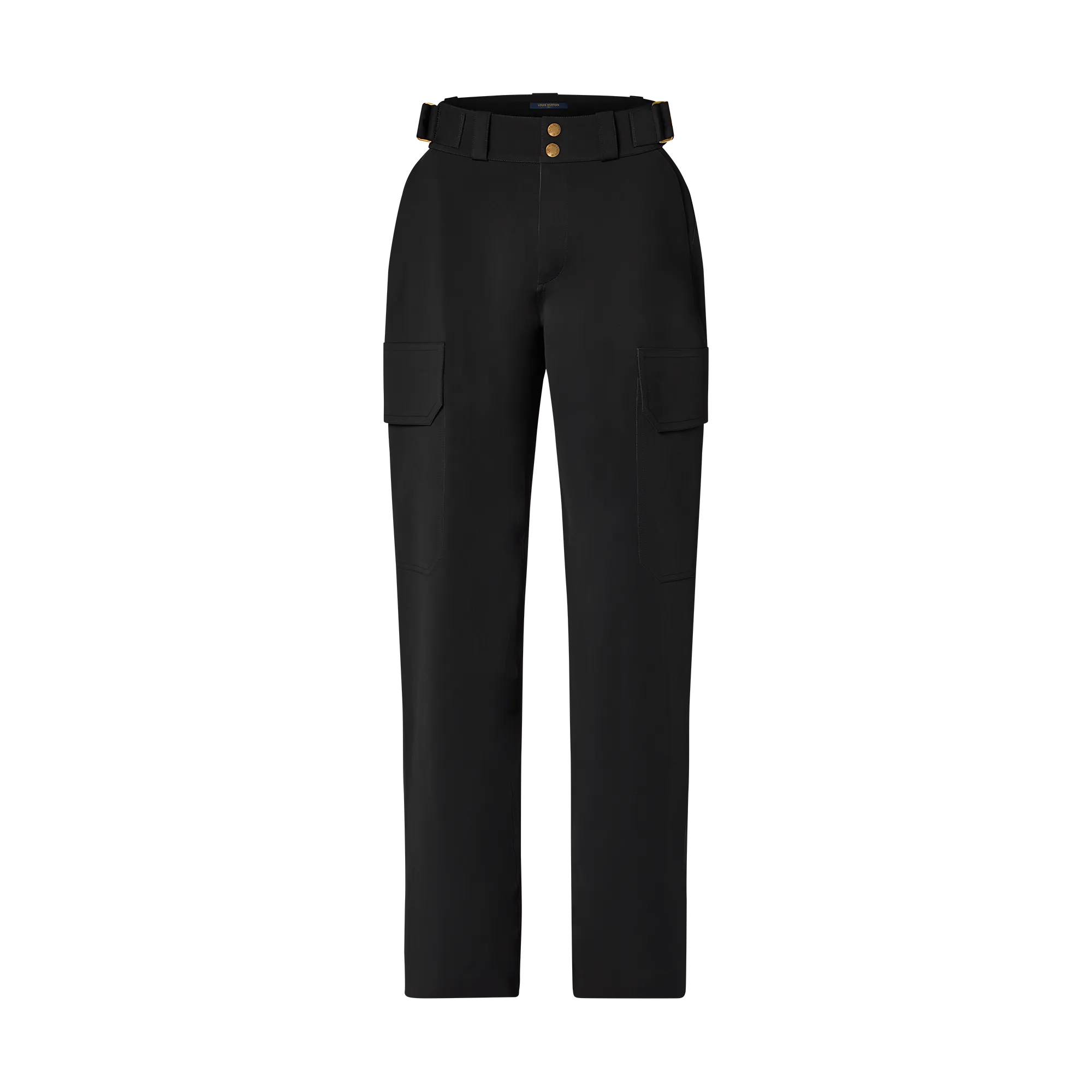 Louis Vuitton Technical Jersey Cargo Pants - Women - Ready - to - Wear 1AG792 Black