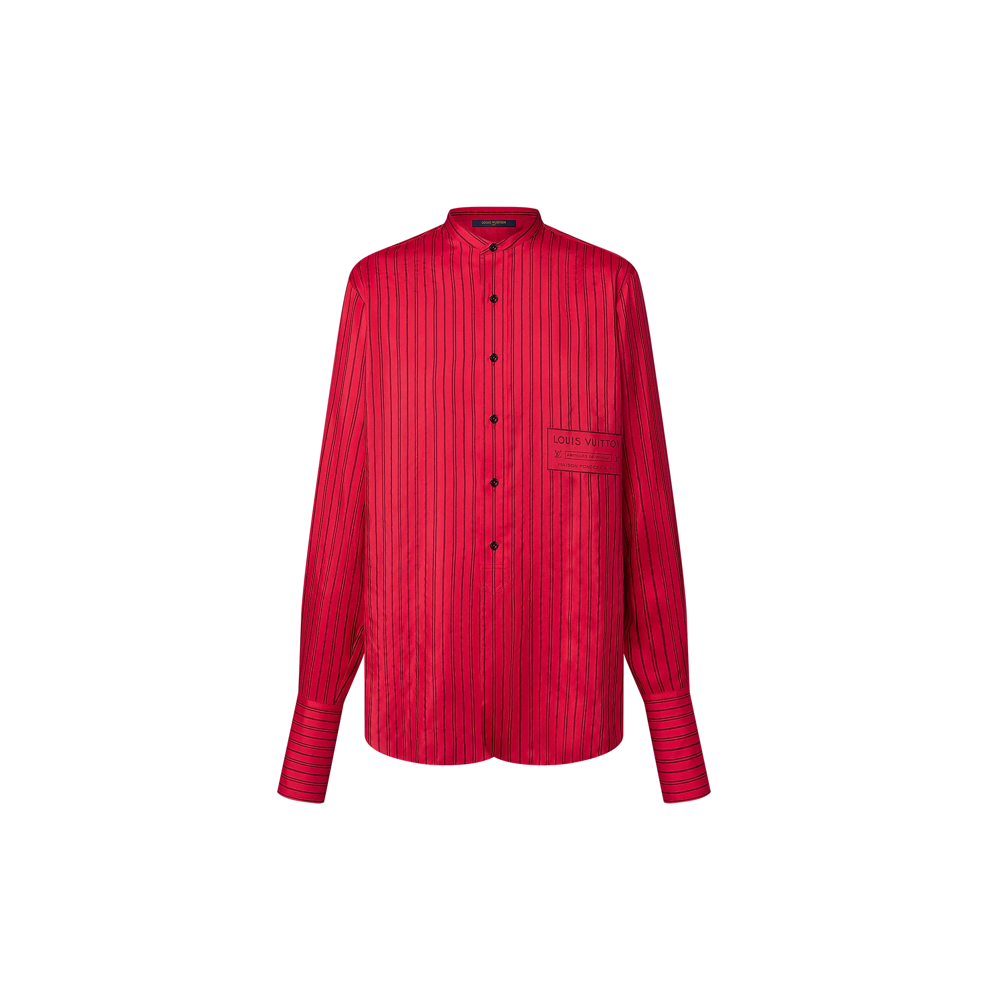 Louis Vuitton Collarless Neverfull Stripes Shirt - Women - Ready - to - Wear 1AGBAD