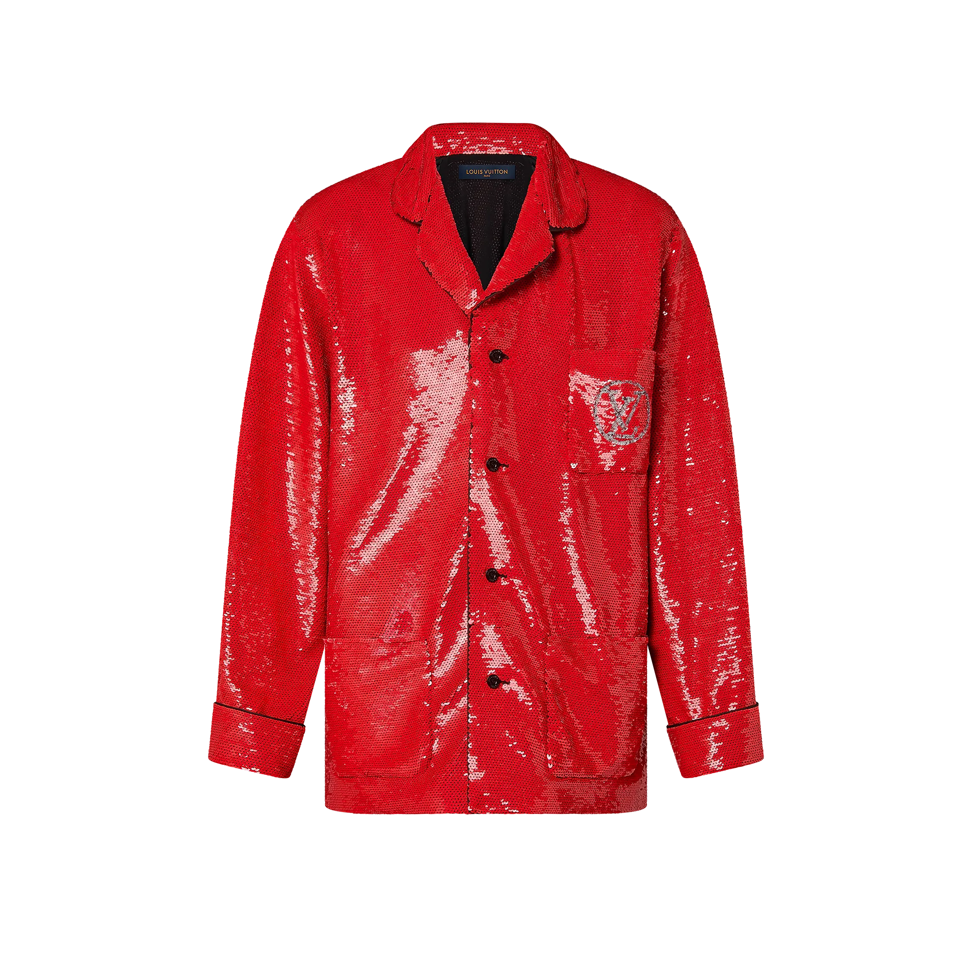 Louis Vuitton Sequin Pajama Shirt - Women - Ready - to - Wear 1AGBDB