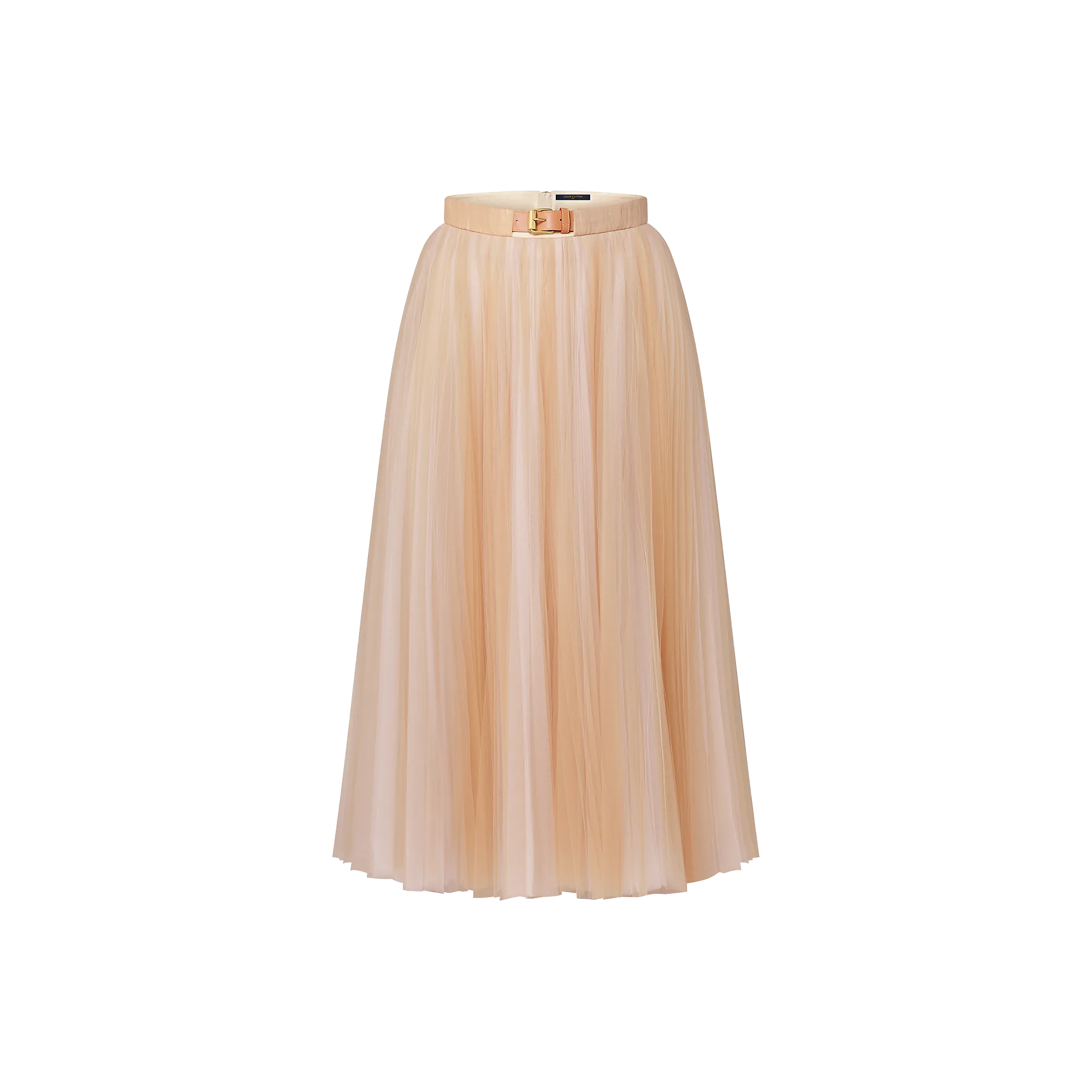 Louis Vuitton Belted Tulle Maxi Skirt - Women - Ready - to - Wear 1AGBF3