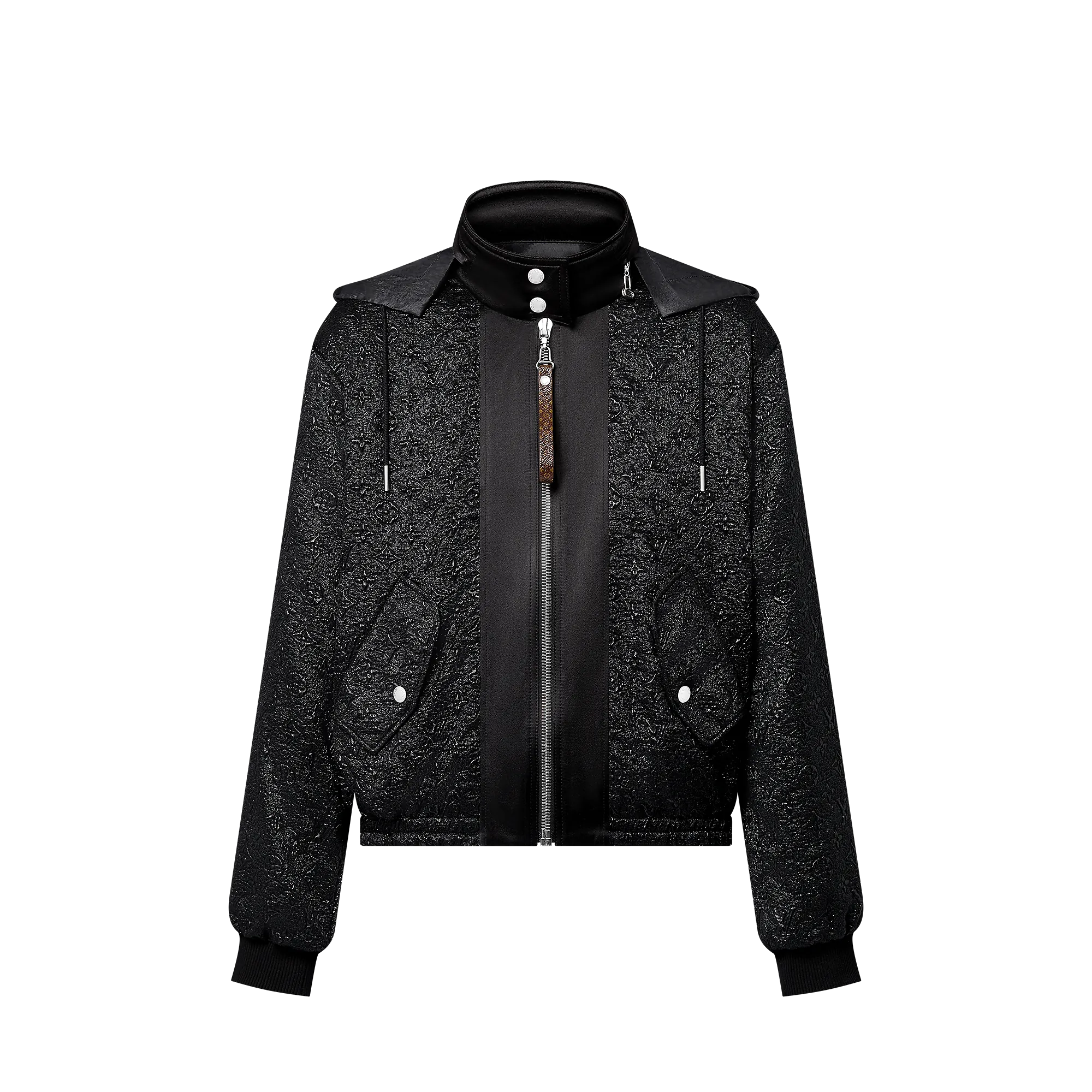 Louis Vuitton Monogram Jacquard Zip - Up Jacket - Women - Ready - to - Wear 1AGBGV