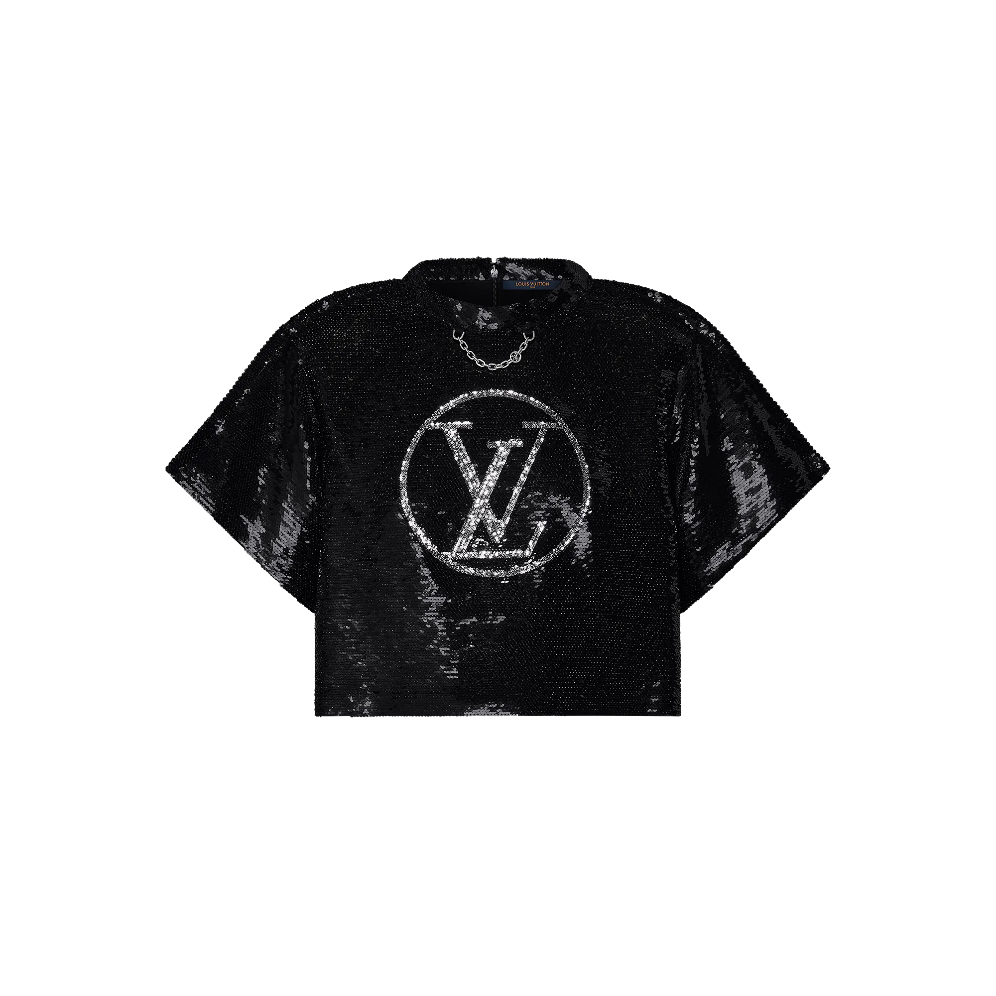 Louis Vuitton LV Circle Sequin Crop Top - Women - Ready - to - Wear 1AGBLA